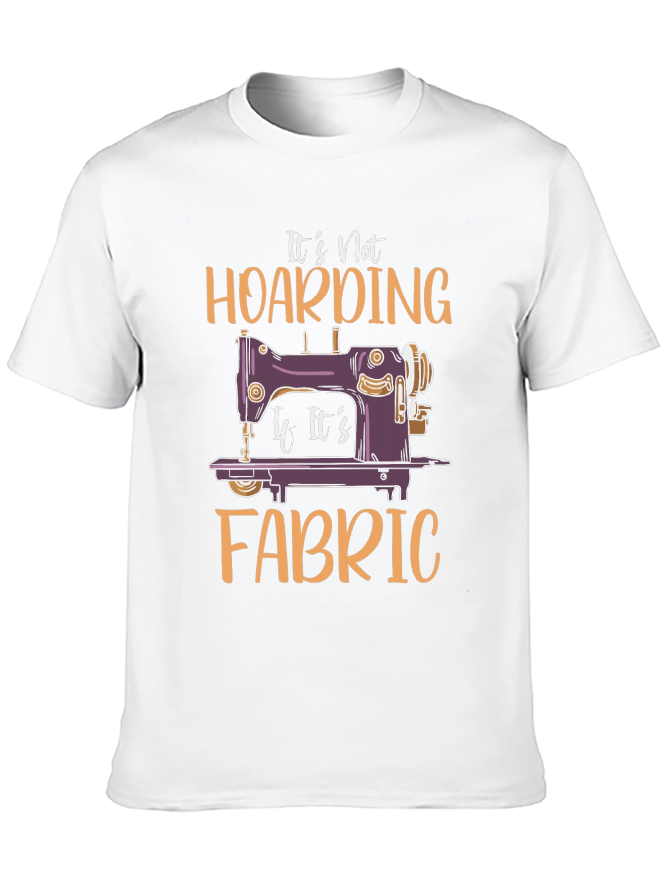 Black It's Not Hoarding Fabric T-Shirt view 10