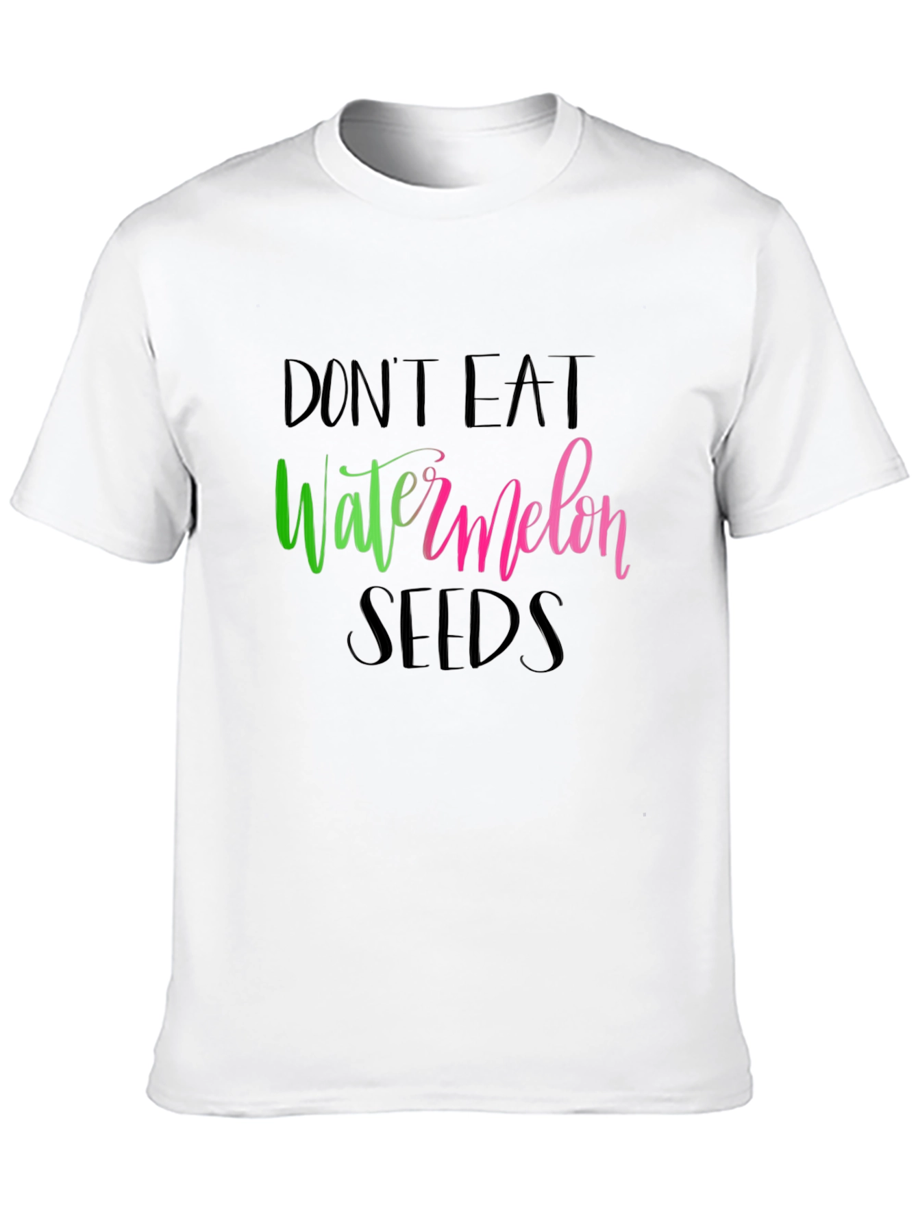 Black Don't Eat Watermelon Seeds Graphic Tee view 10