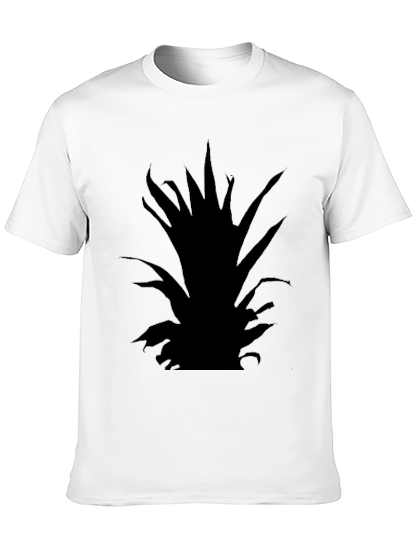 Black Abstract Graphic Black T-Shirt view 10