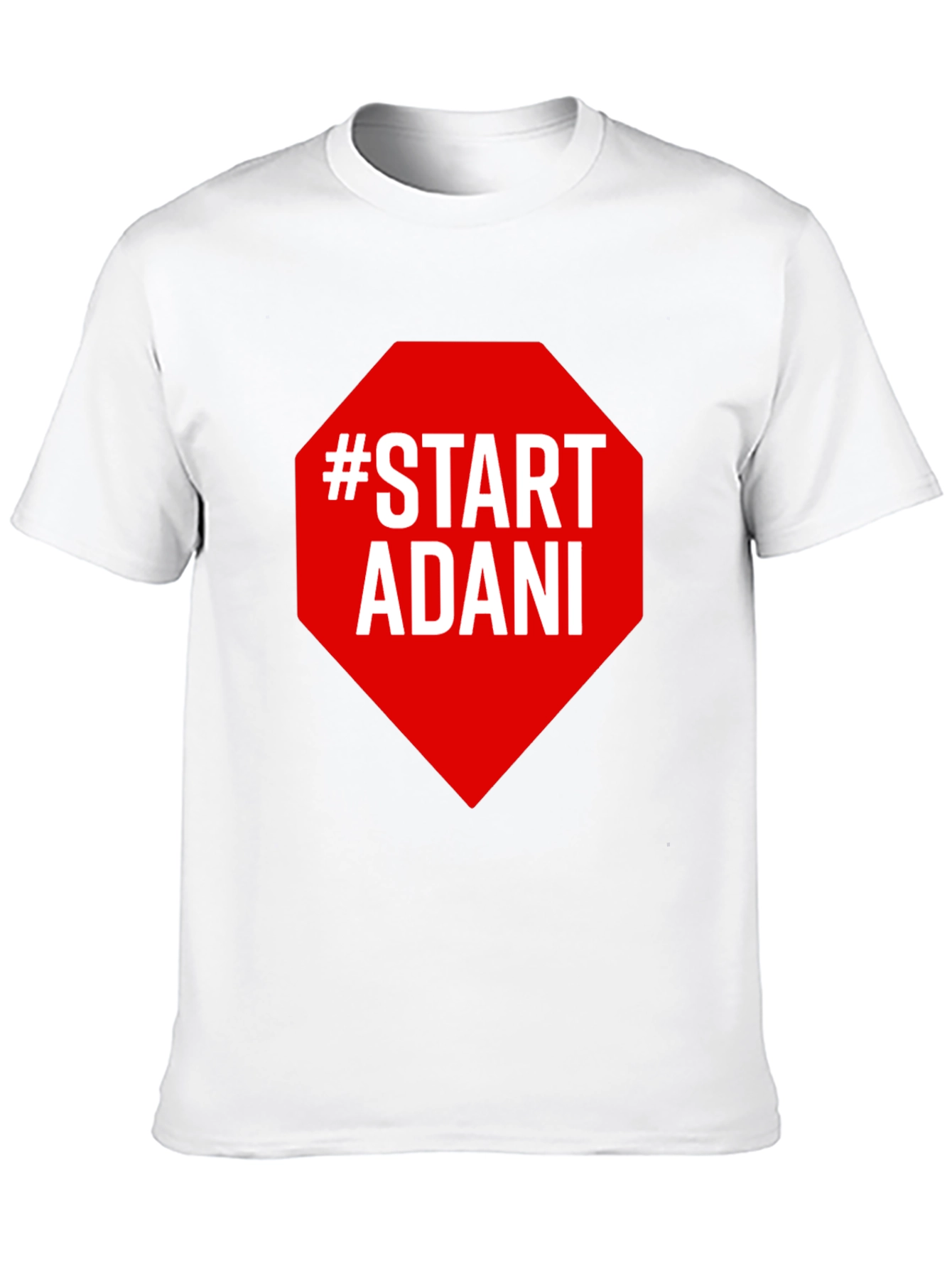 Black Start Adani Black Graphic Tee - Trendy Slogan T-Shirt view 10