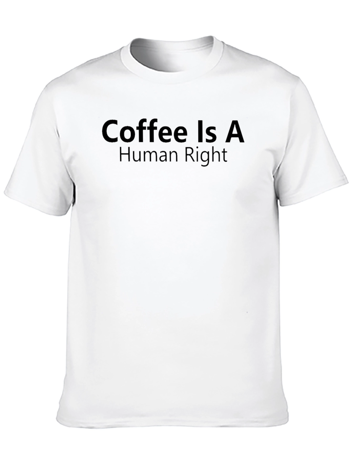 Black Coffee Is A Human Right T-Shirt view 10