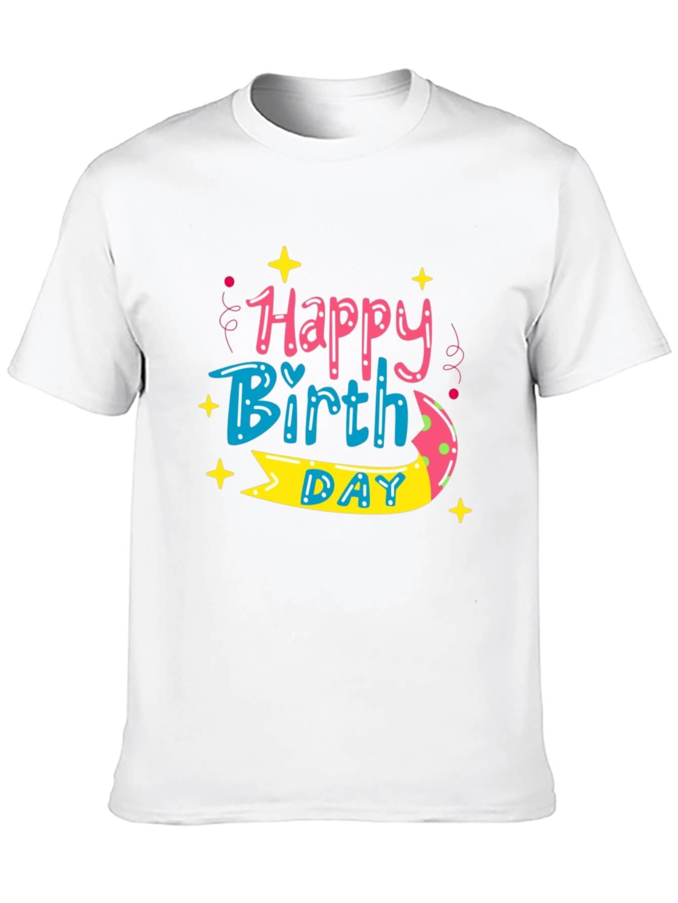 Happy Birthday Graphic Tee - Stylish Celebration Shirt - 10