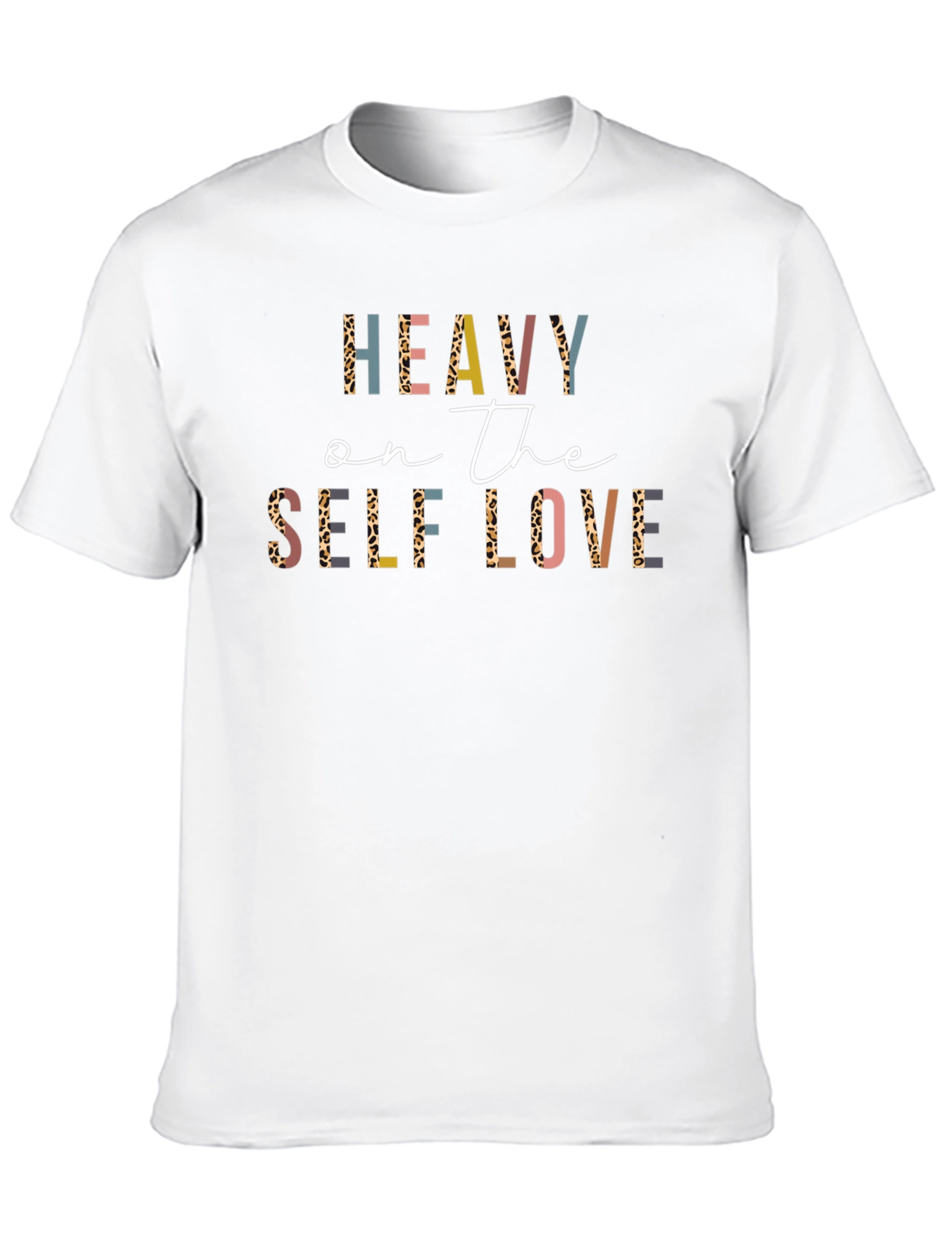 Black Heavy on the Self Love Graphic T-Shirt view 10