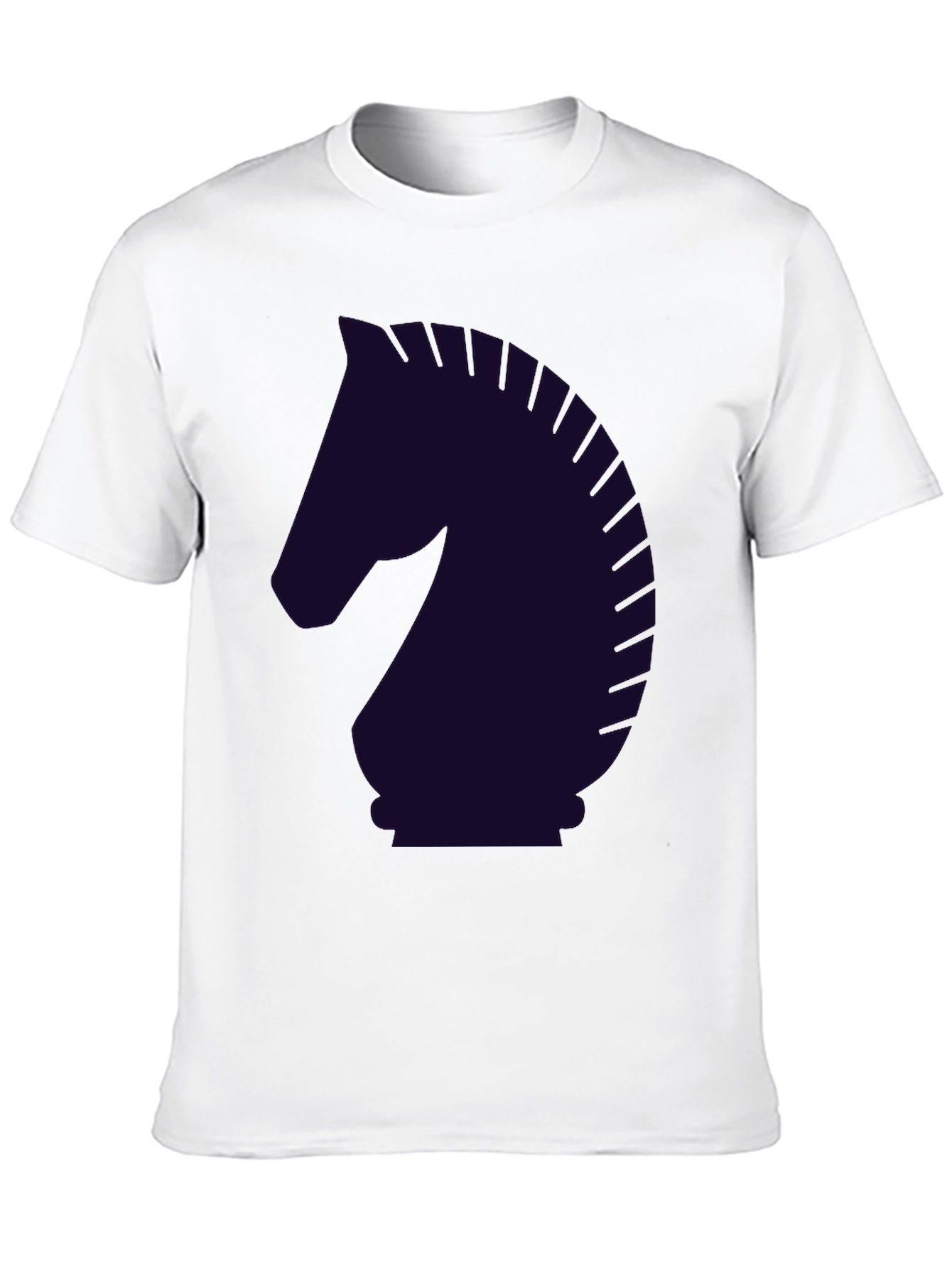 Black Chess Knight Graphic T-Shirt - Black view 10