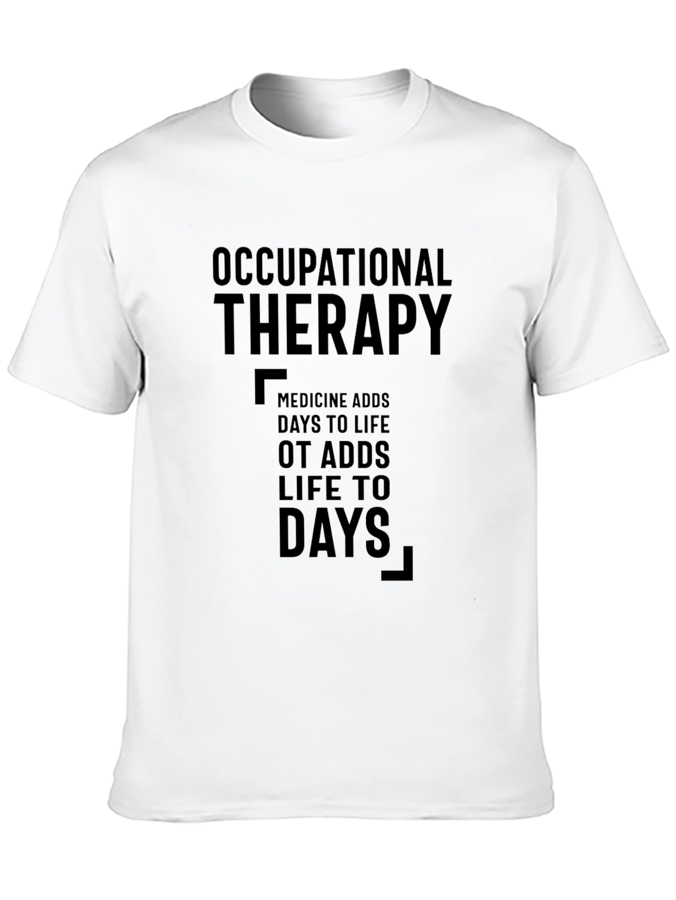 Black Occupational Therapy Black Graphic T-Shirt view 10
