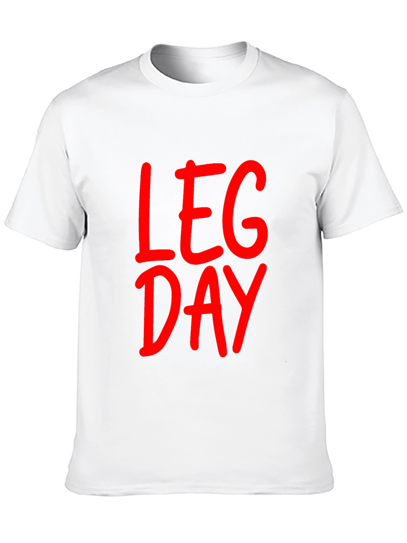 Black Leg Day Black T-Shirt - Gym Workout Apparel view 10