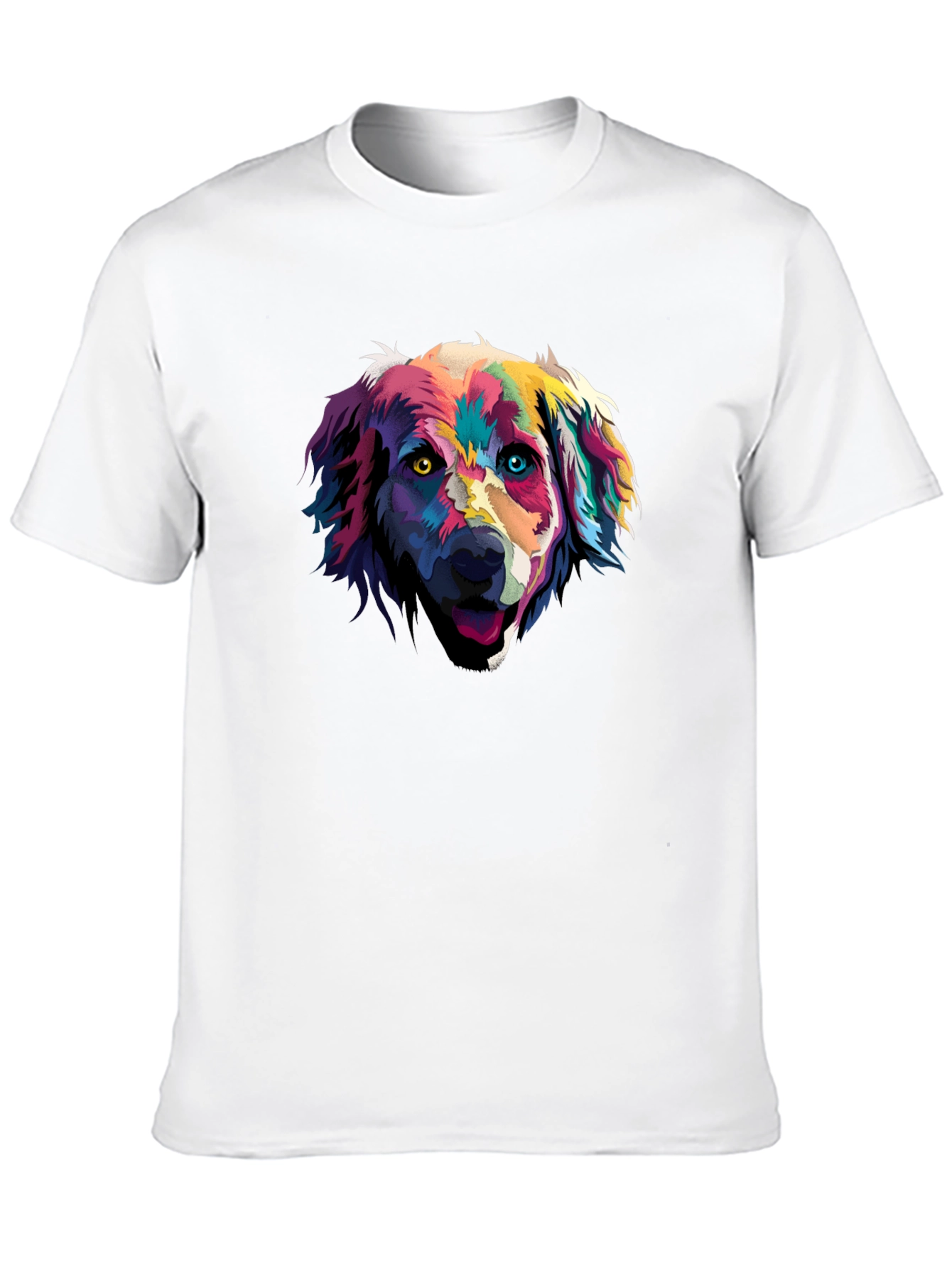 Black Dog Art Graphic Tee - Men's Black T-Shirt view 10