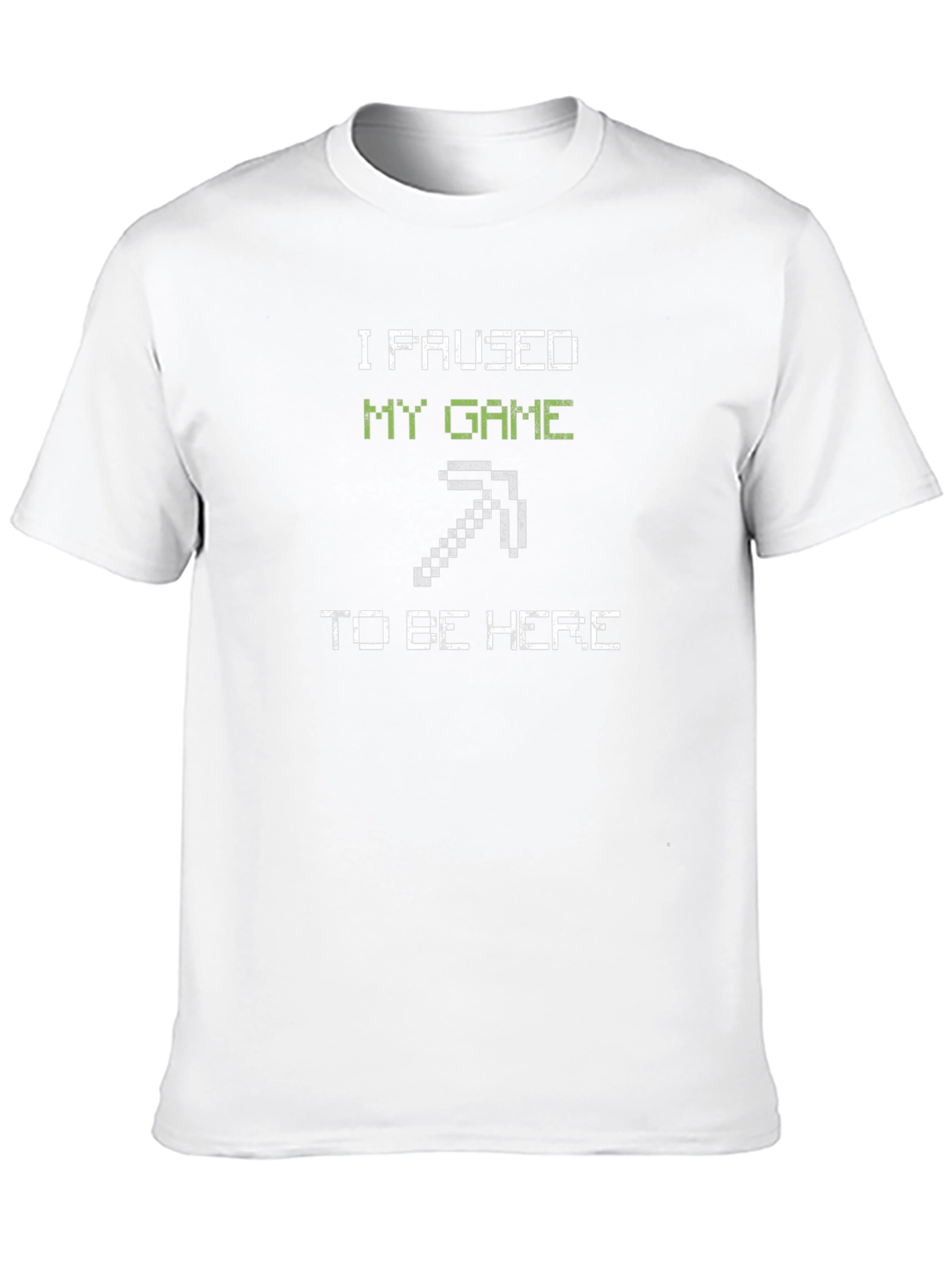 Black I Paused My Game Funny Gamer T-Shirt view 10
