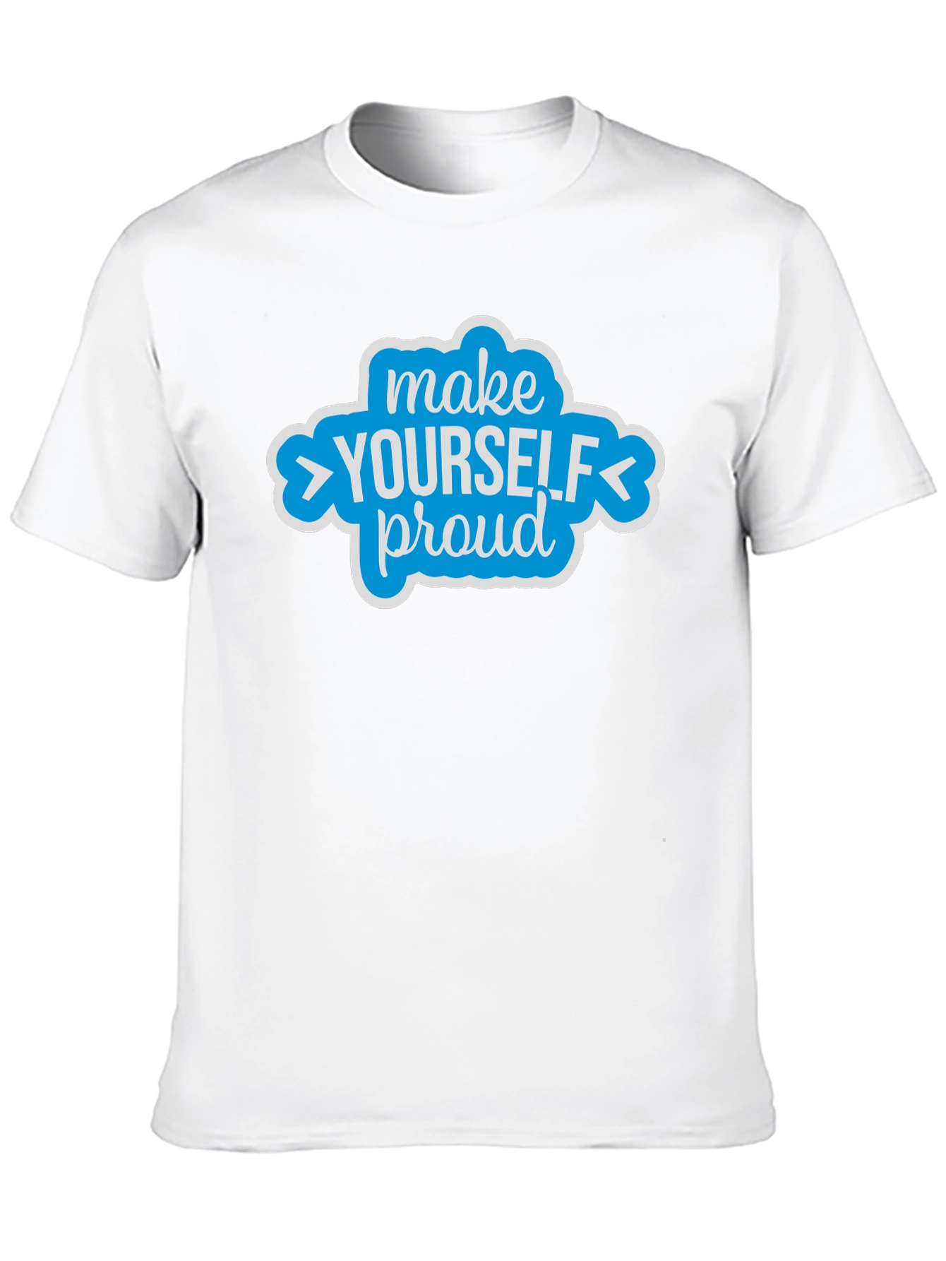 Black Make Yourself Proud Graphic Tee - Motivational Shirt view 10