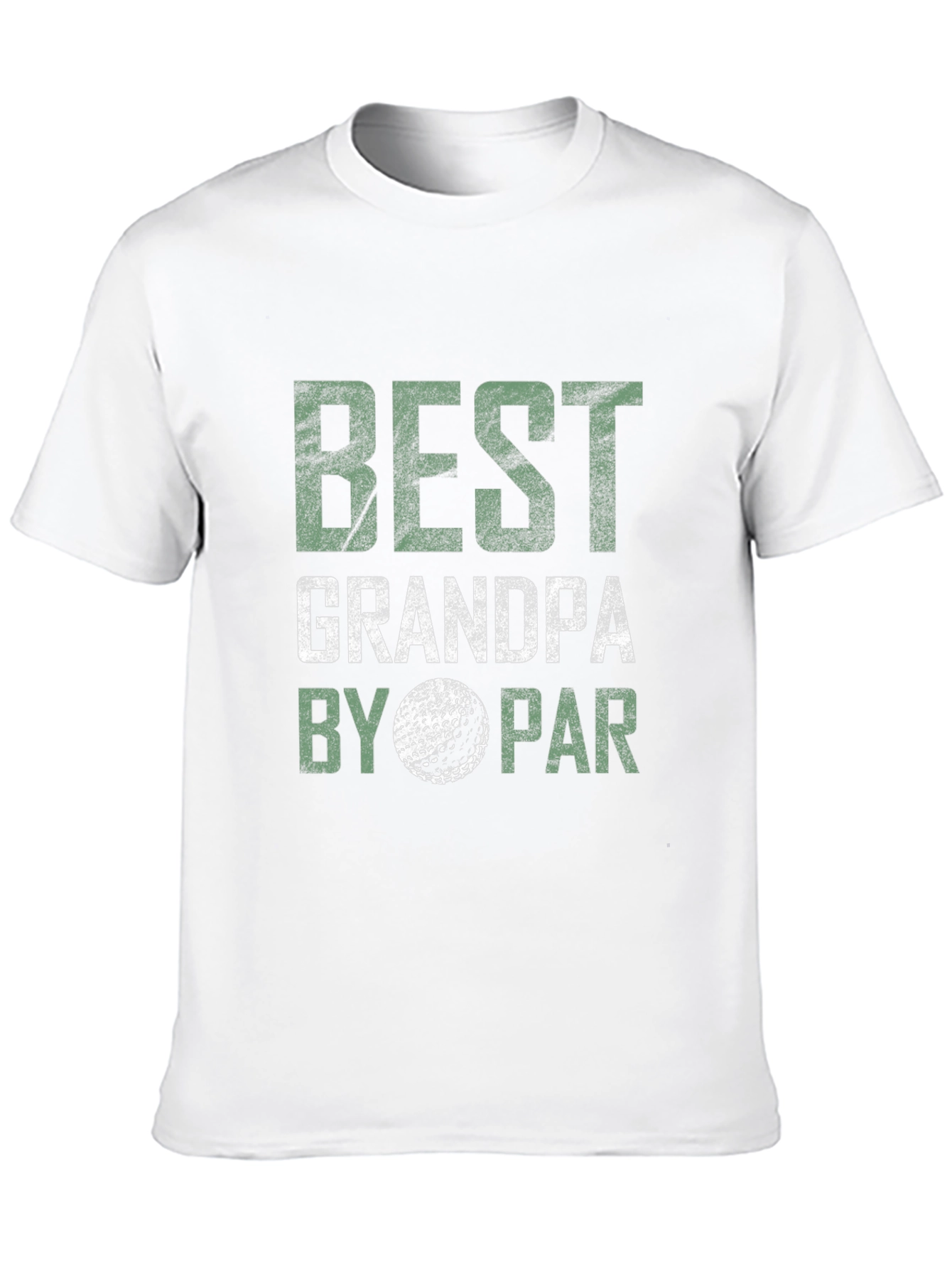 Black Best Grandpa By Par Golf T-Shirt view 10