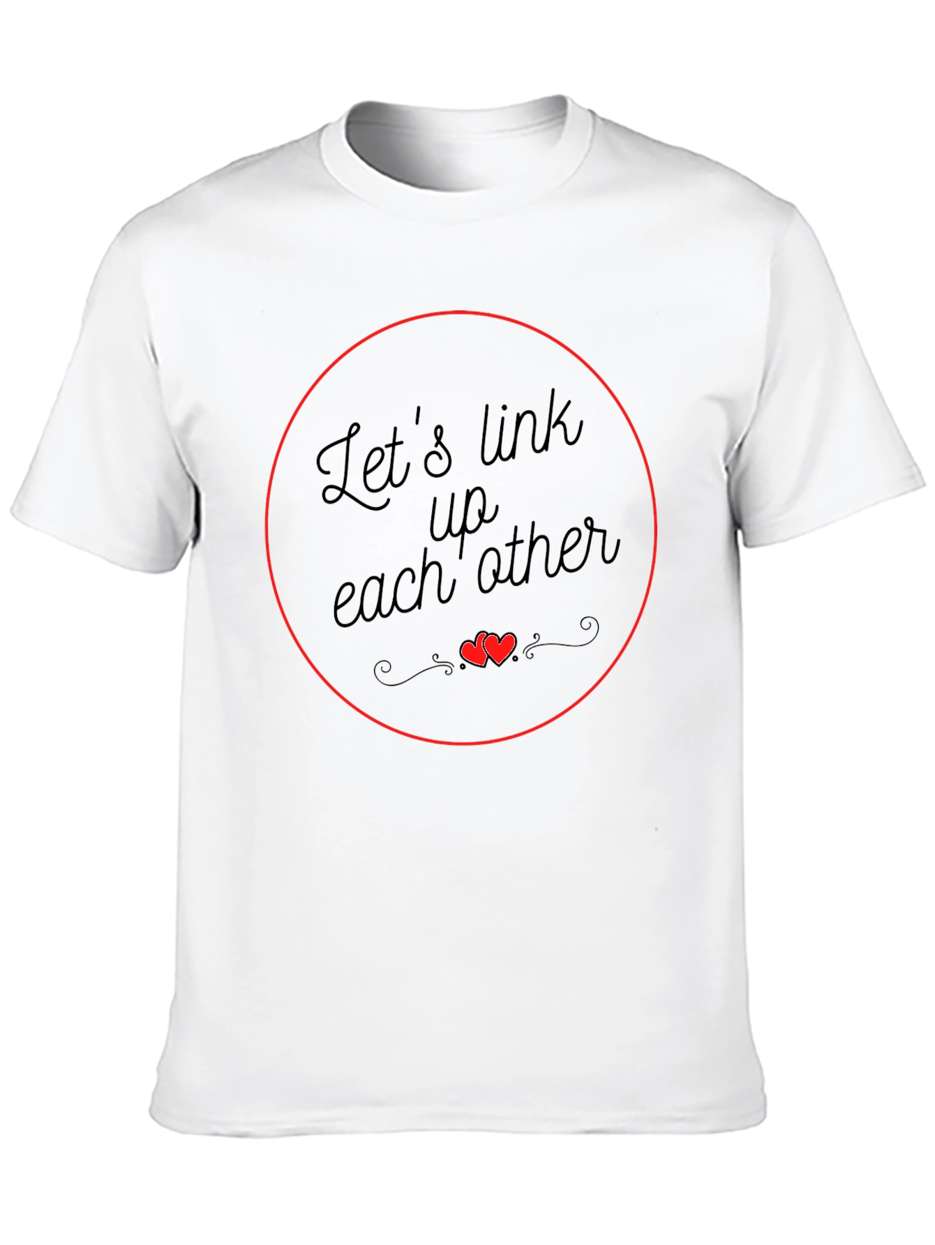 Black Let's Link Up T-Shirt view 10