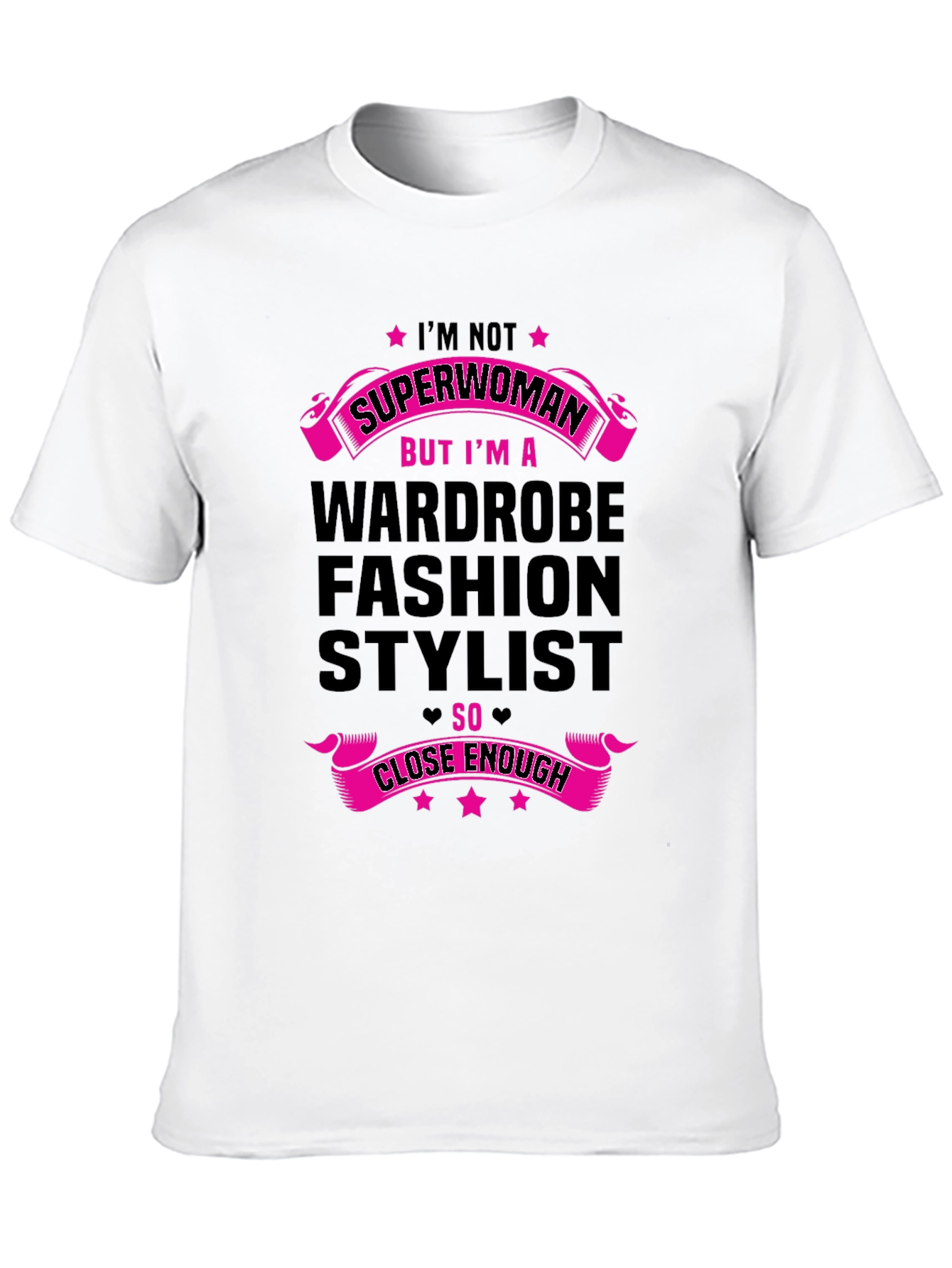 Black Wardrobe Fashion Stylist Graphic T-Shirt view 10