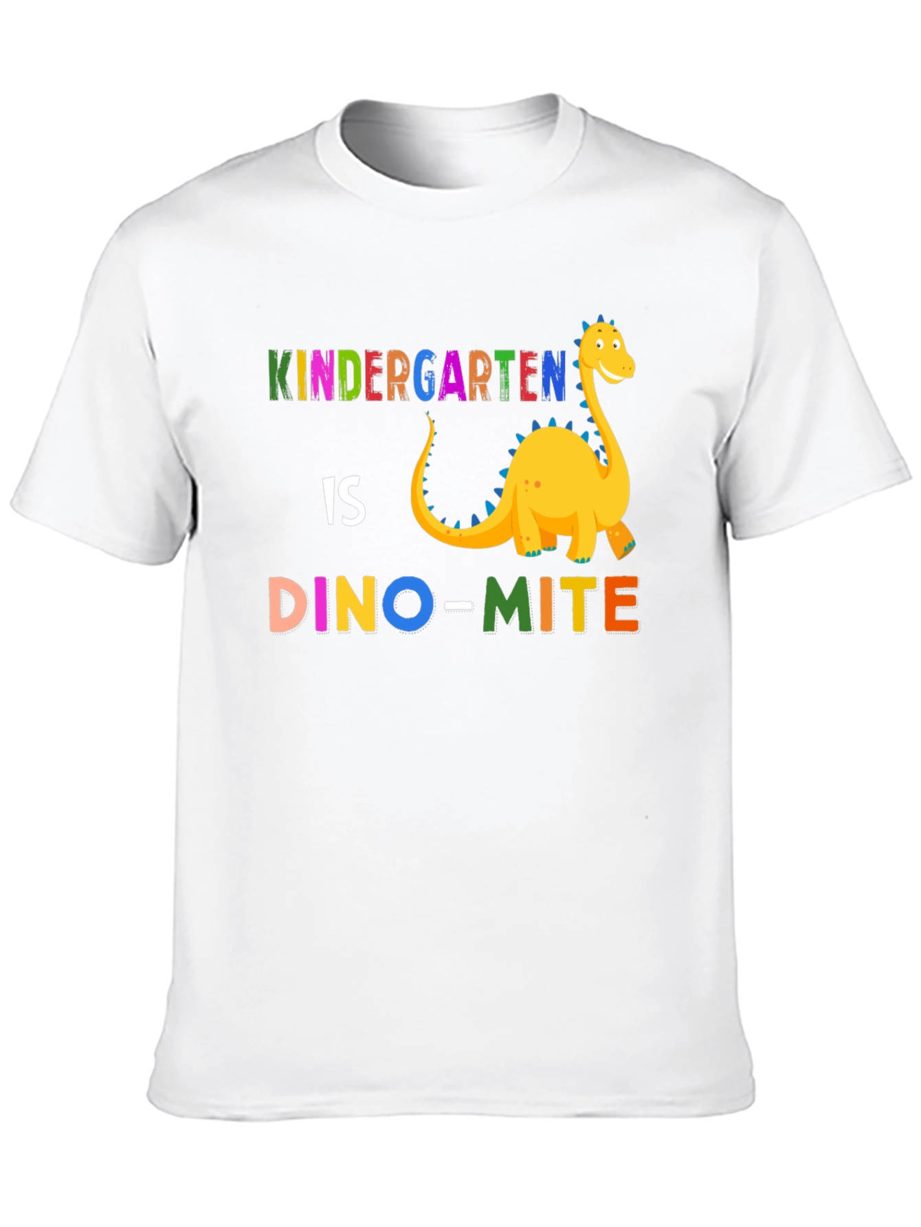 Black Kindergarten Dino-mite T-Shirt - Back to School view 10