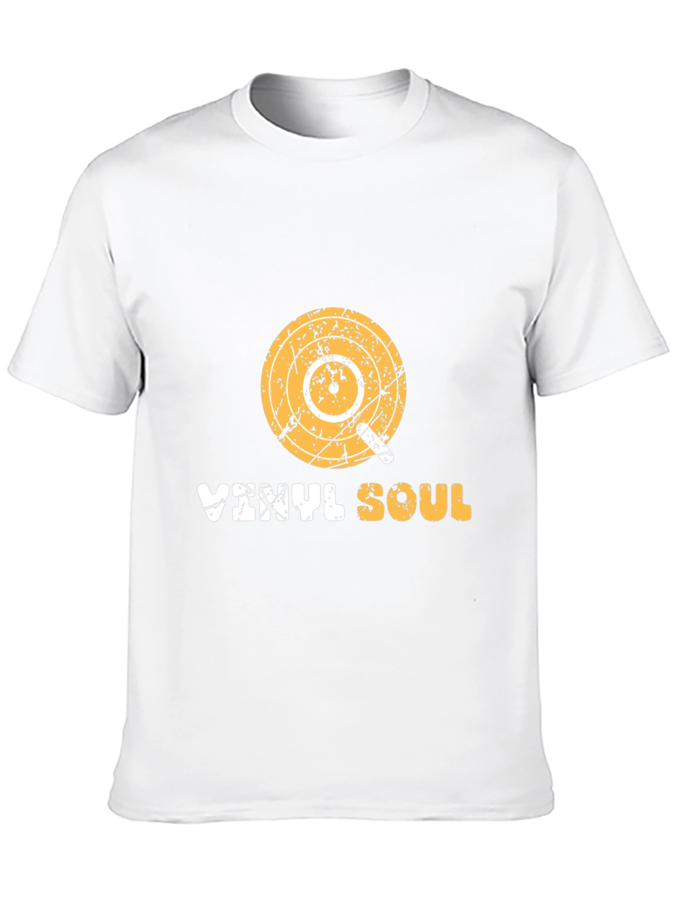 Black Vinyl Soul Graphic Tee - Retro Music T-Shirt view 10