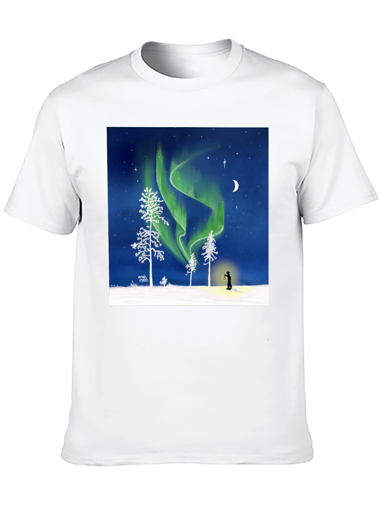 Aurora Borealis Graphic Tee - Northern Lights Shirt - 10