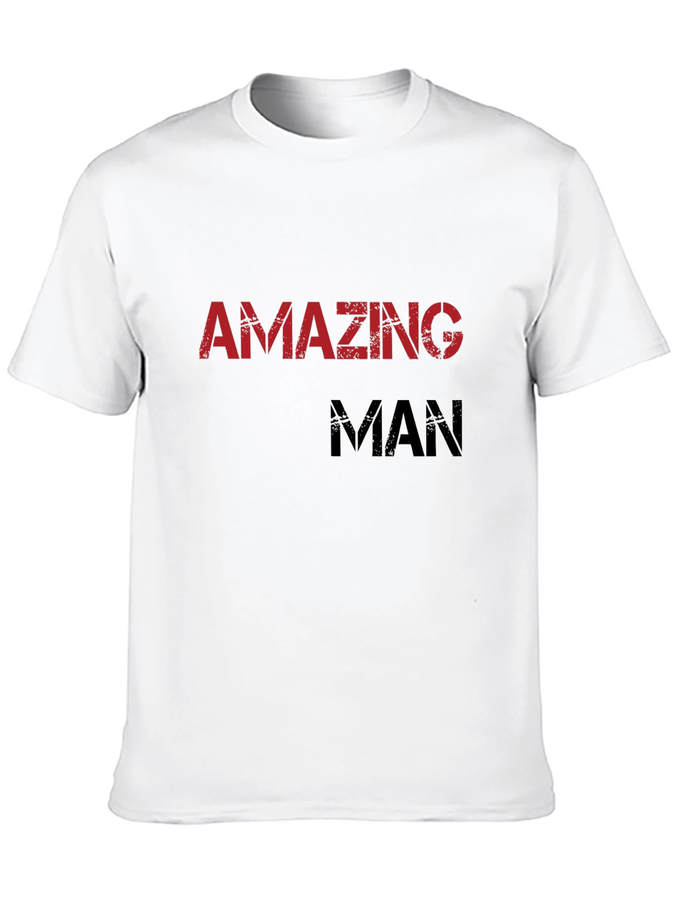 Black Amazing Man Graphic Tee - Black view 10