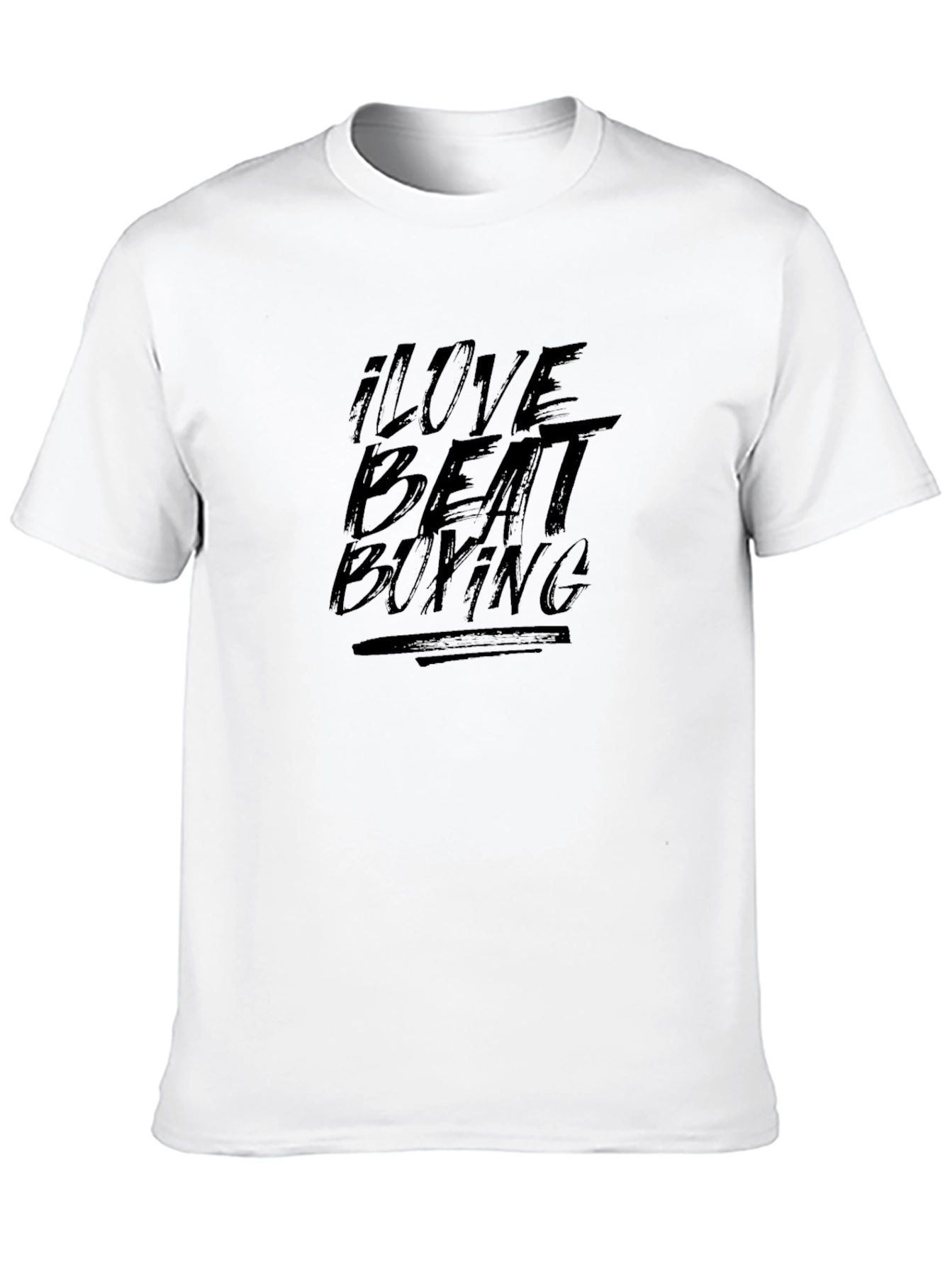 Black I Love Beat Boxing Black Graphic T-Shirt view 10