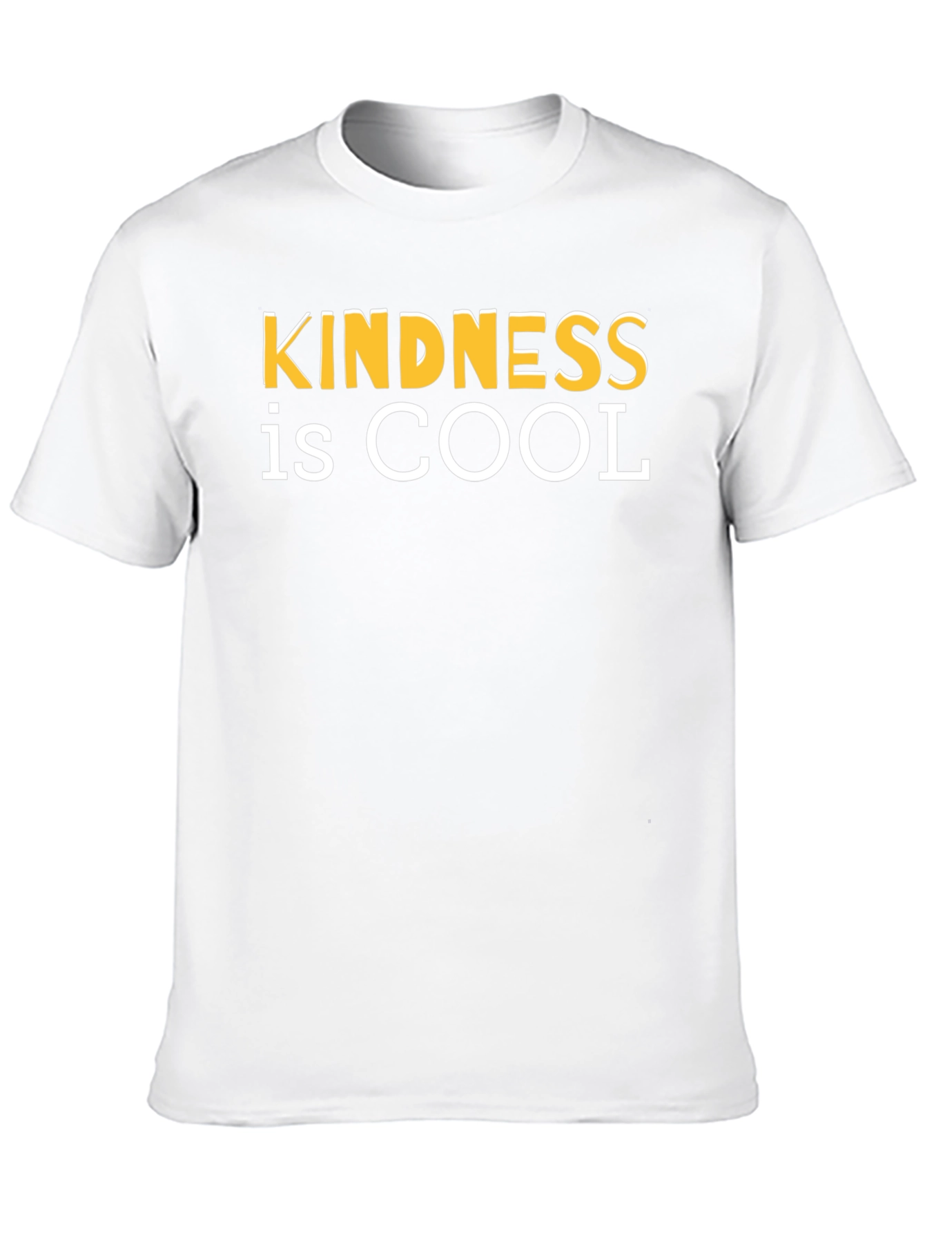 Black Kindness is Cool Black Graphic T-Shirt view 10