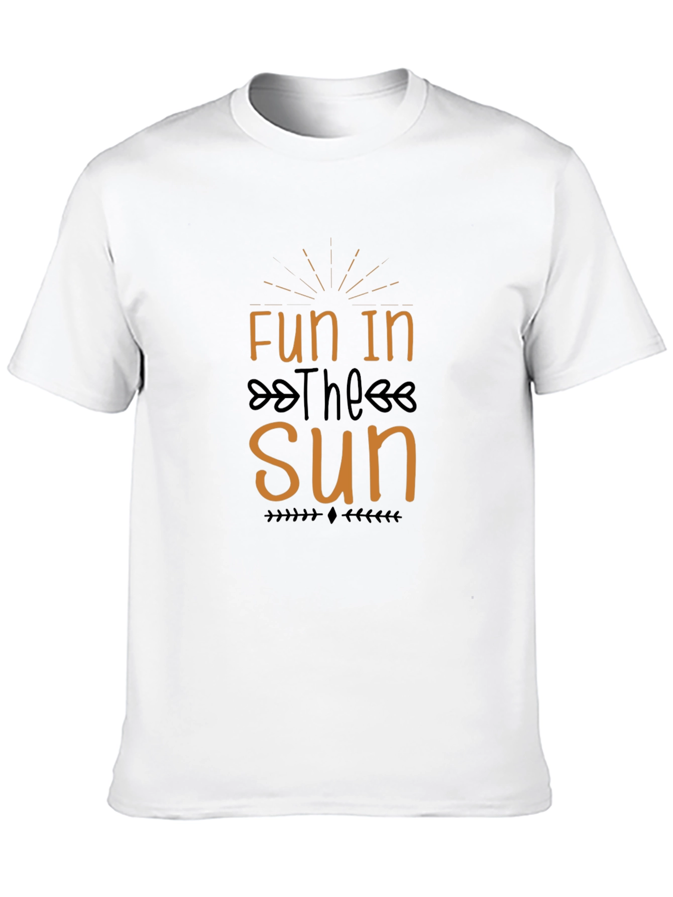 Fun in the Sun Graphic Tee - Black T-Shirt - 10