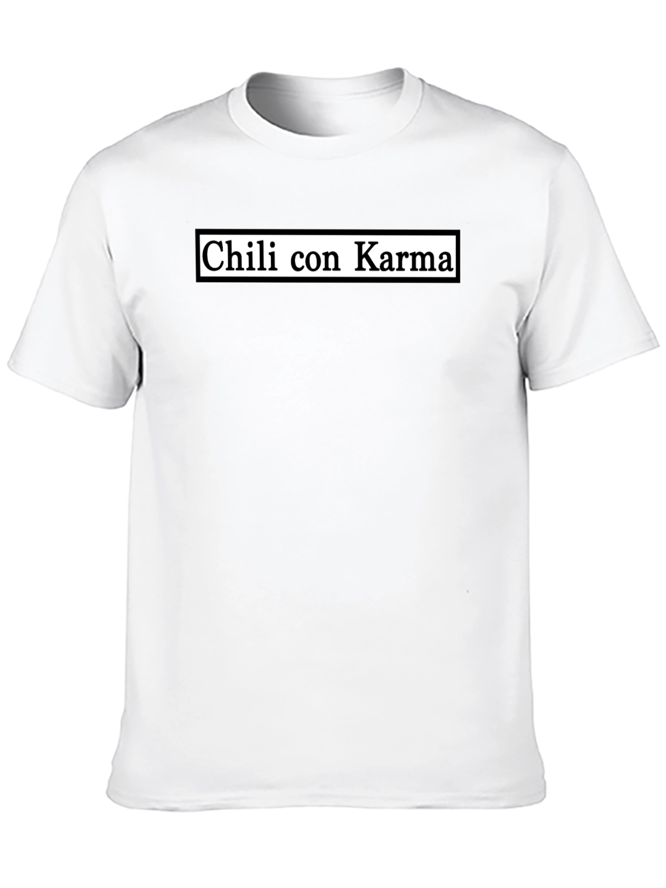Black Chili con Karma Graphic T-Shirt - Black Casual Tee view 10