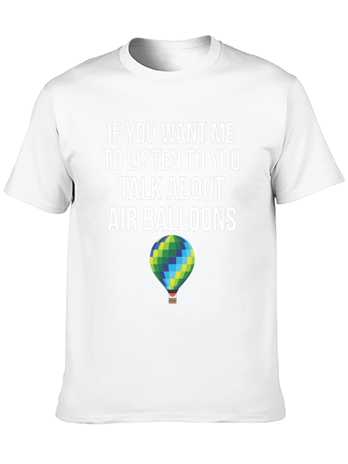 Black Air Balloon Talk T-Shirt - Listener Edition view 10
