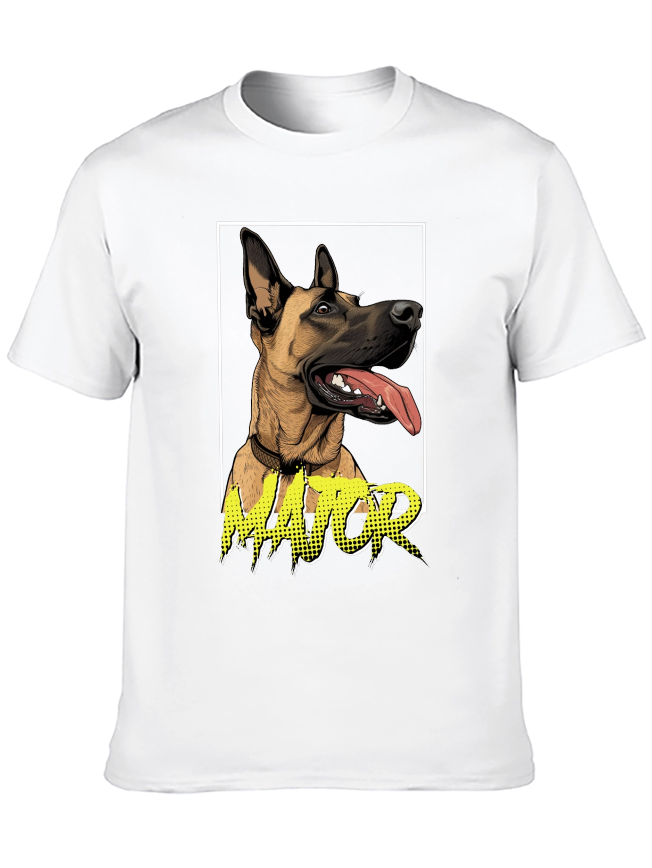 Black Dog Lover's 'Major' Graphic Tee - Black view 10