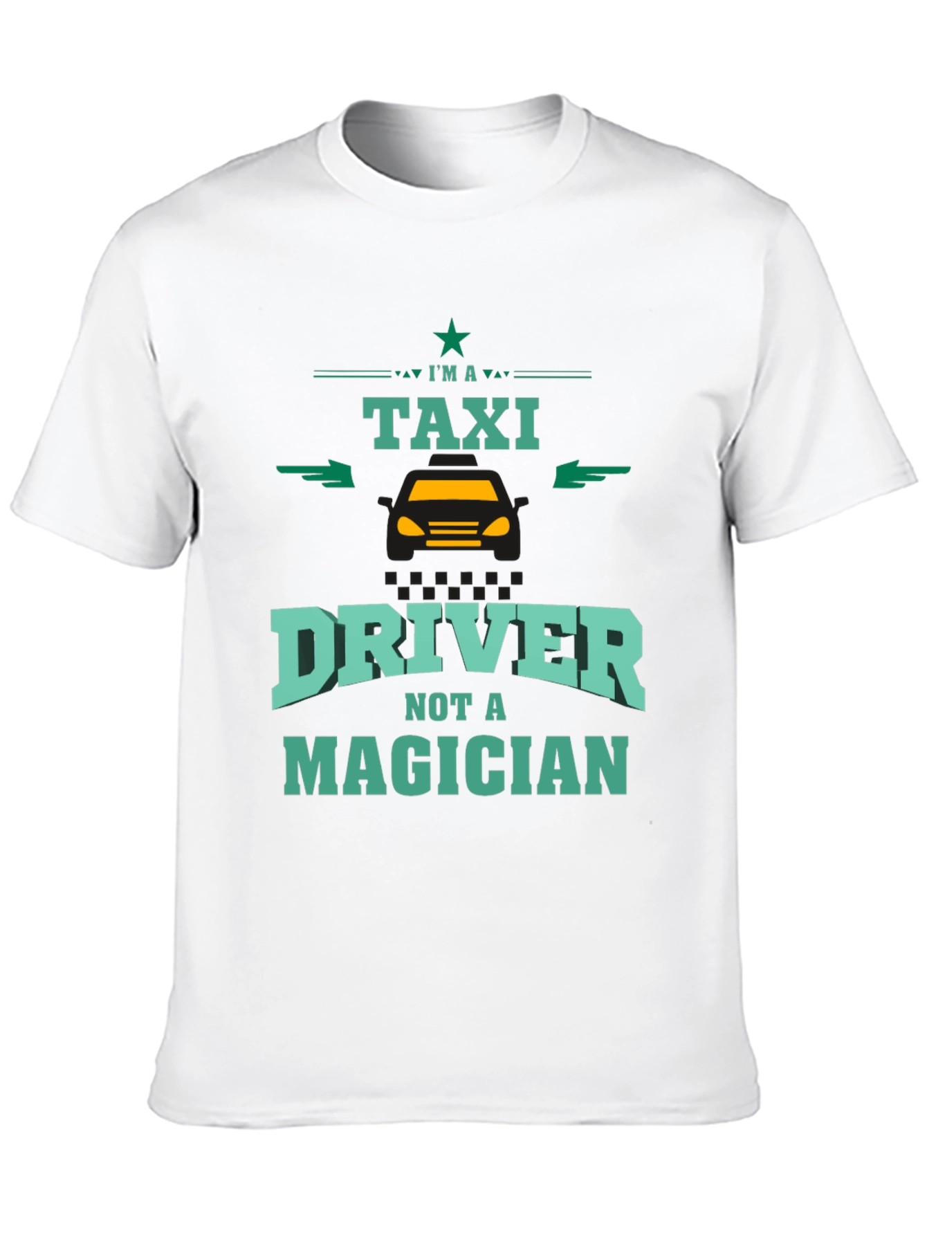 Black Taxi Driver Novelty Graphic T-Shirt view 10