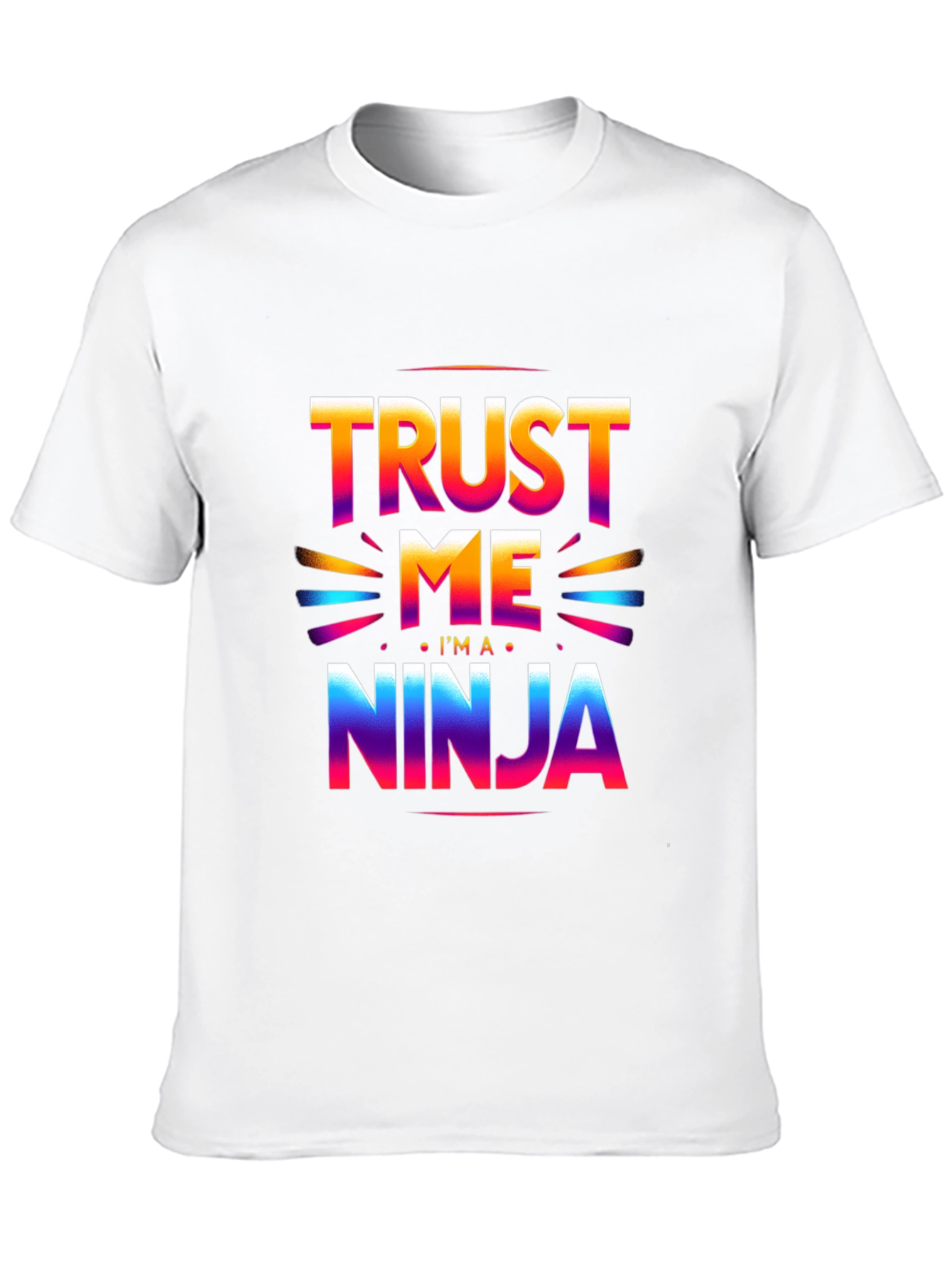 Black Trust Me, I'm a Ninja T-Shirt view 10