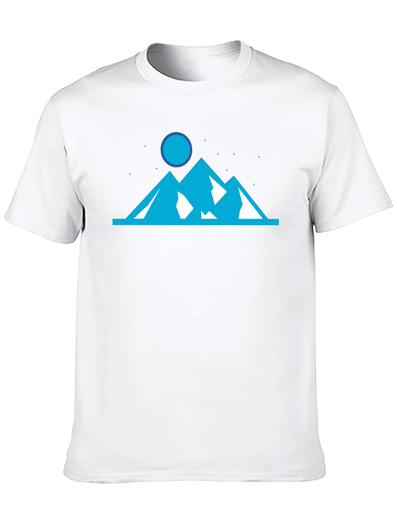 Black Mountainscape Graphic Tee - Stylish & Unique Design view 10