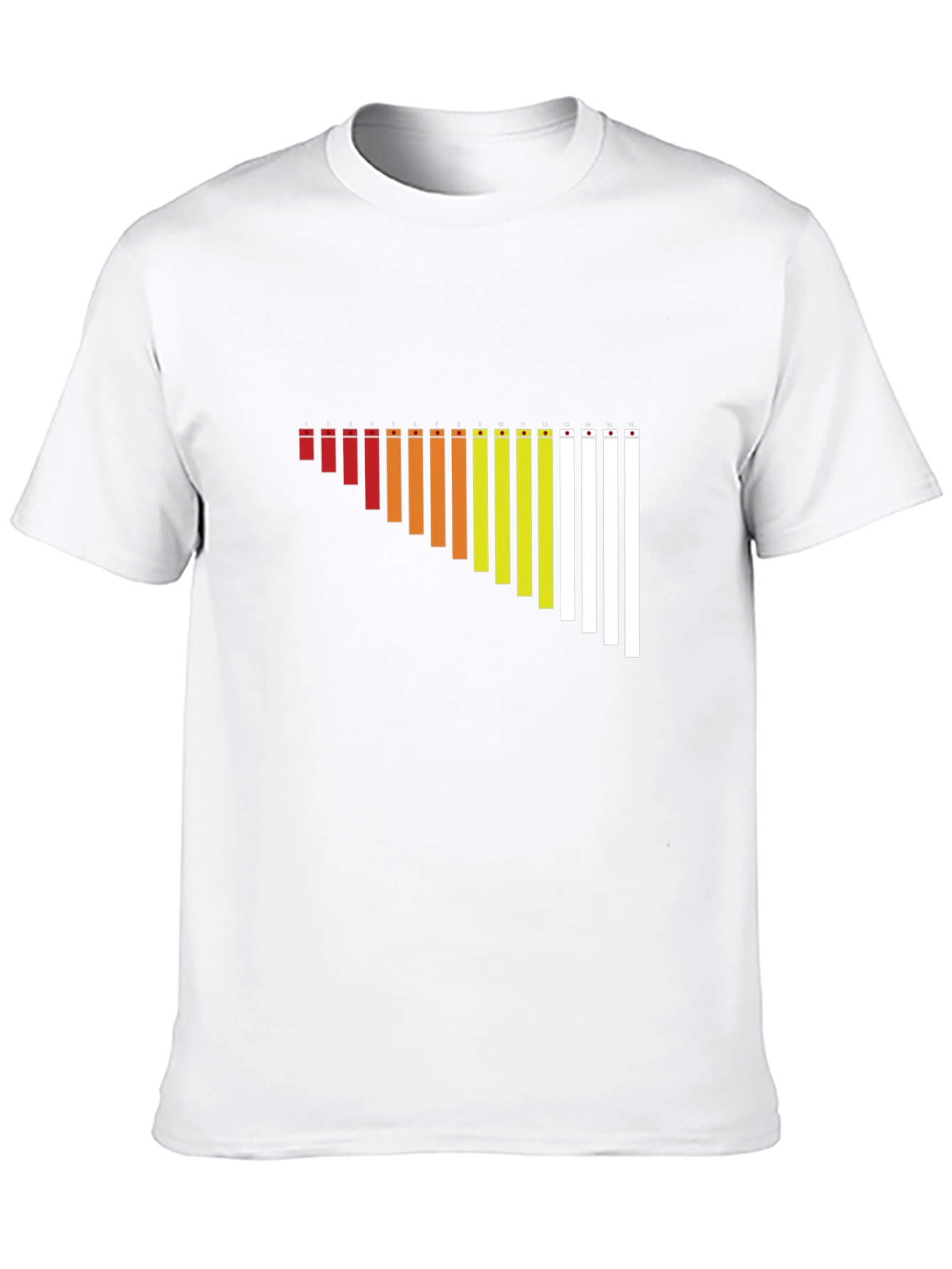 Black Gradient Xylophone Black T-Shirt view 10