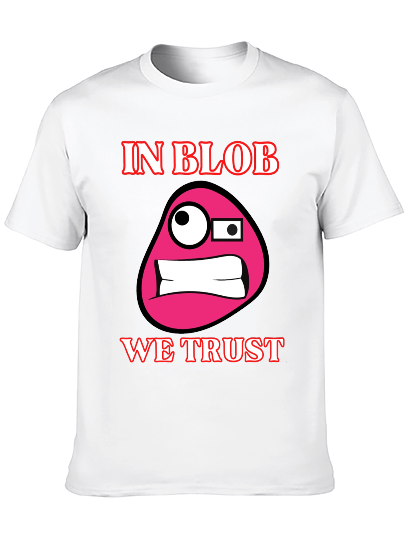 Black In Blob We Trust Funny Graphic Tee view 10