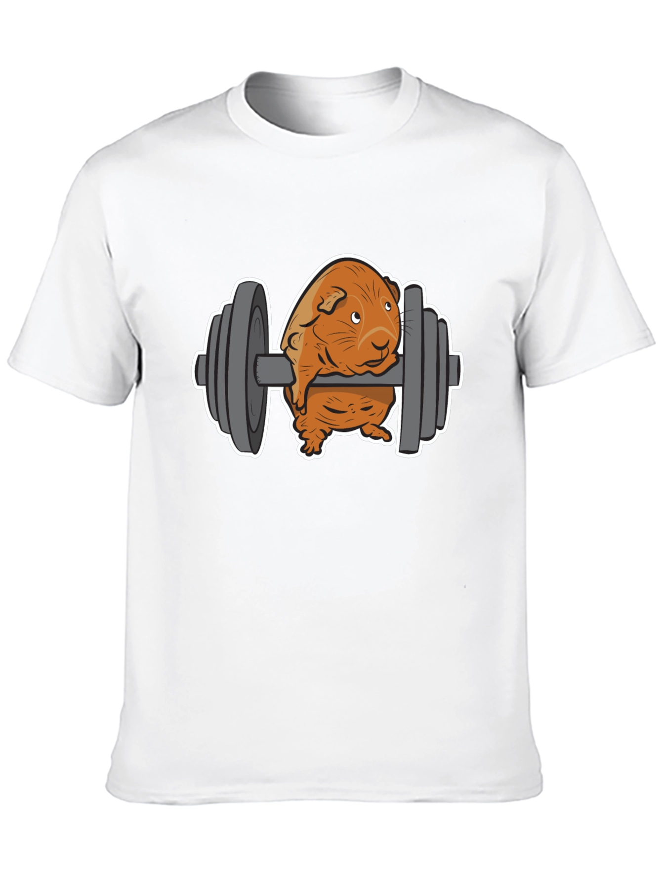 Black Guinea Pig Gym T-Shirt view 10
