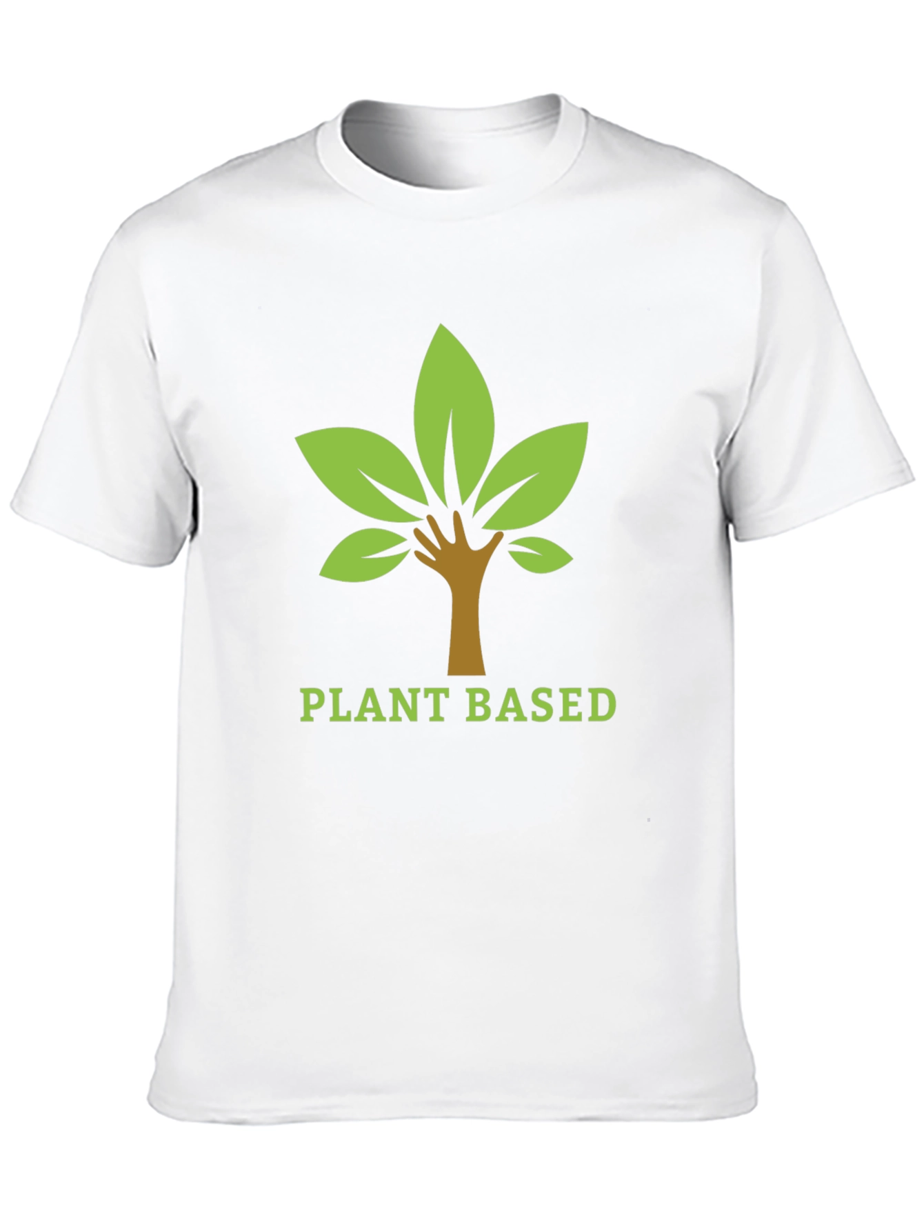 Black Plant Based T-Shirt: Nature-Inspired Design view 10