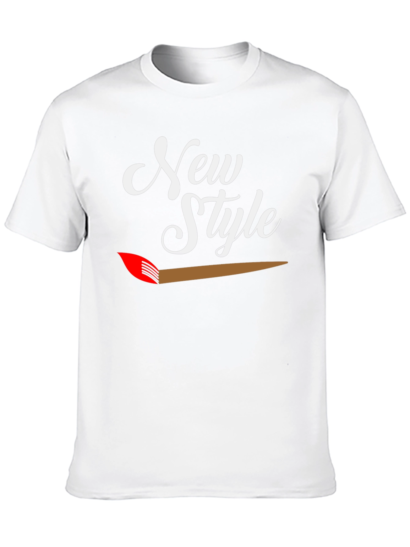 Black New Style Graphic Tee - Men's Black T-Shirt view 10