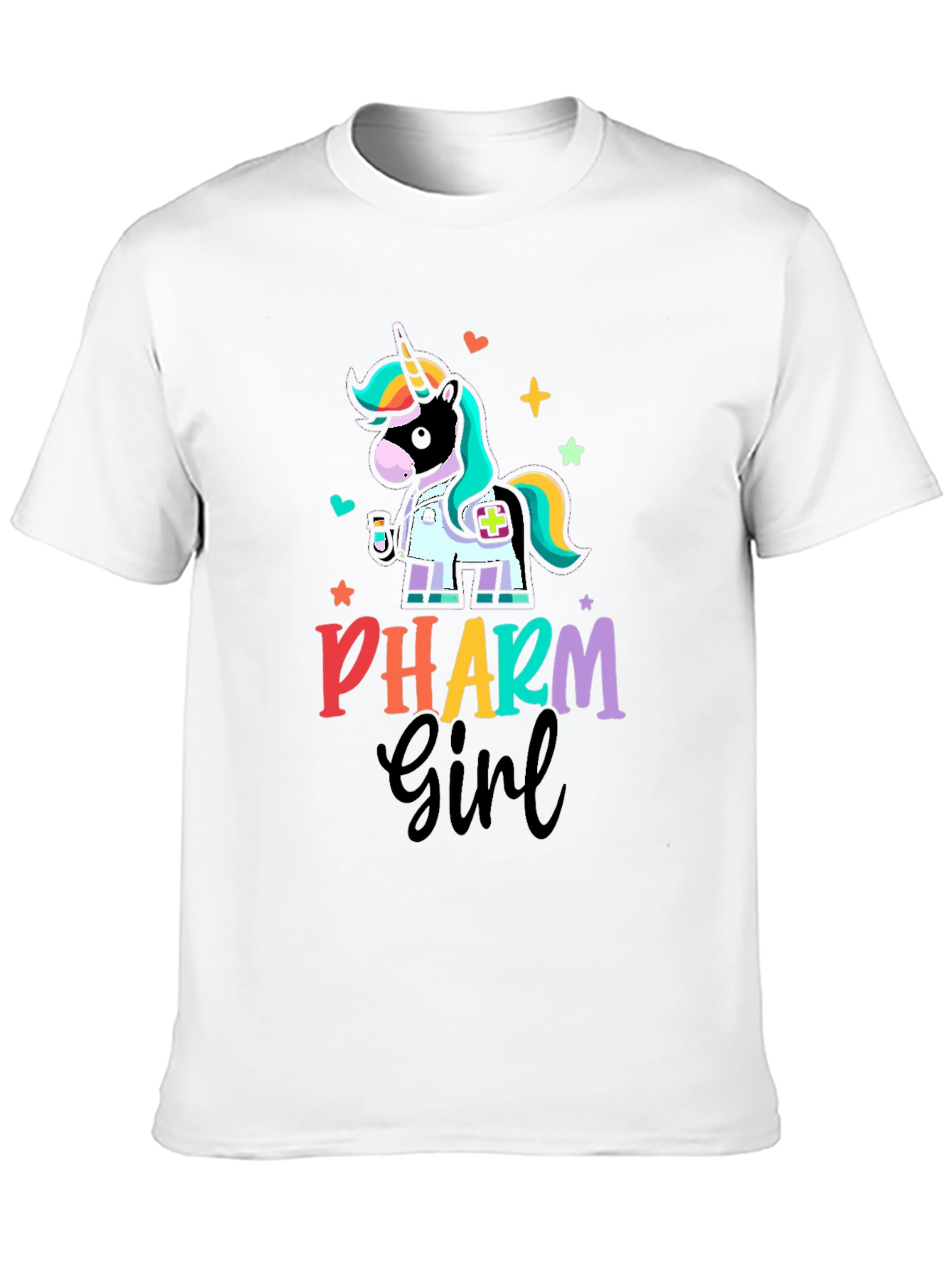 Black Pharm Girl Unicorn T-Shirt view 10