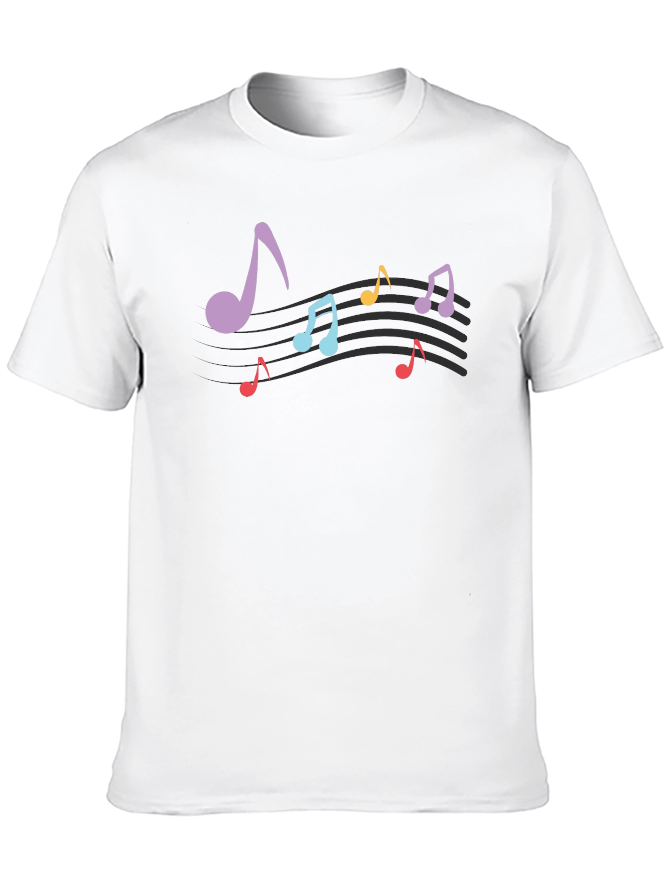 Black Musical Note Graphic T-Shirt - Stylish Black Tee view 10