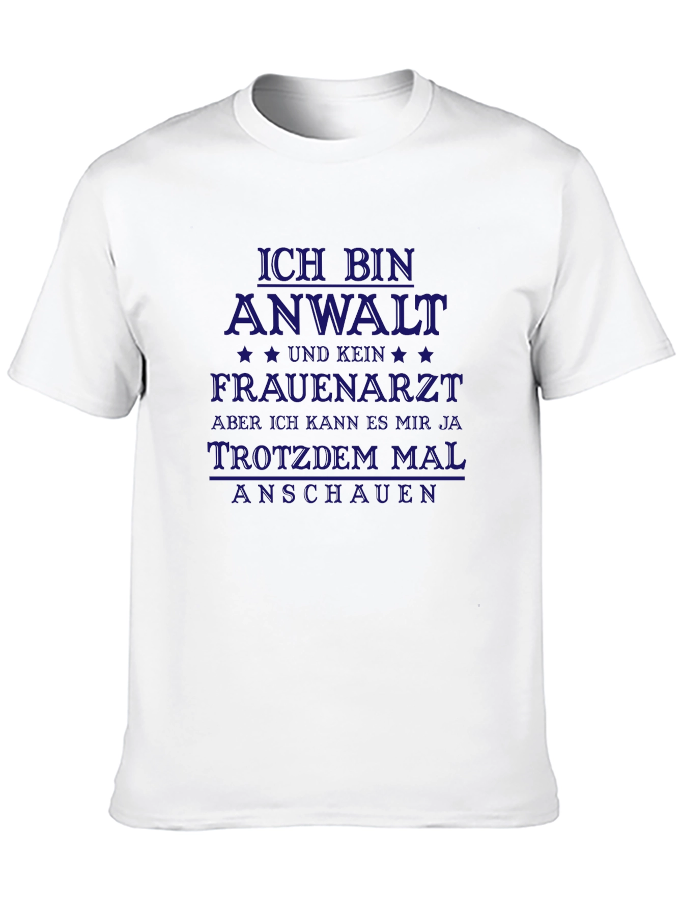 Black Funny German Lawyer T-Shirt - Ich Bin Anwalt view 10