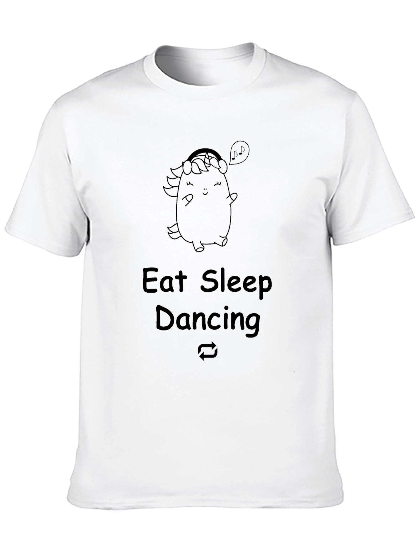 Black Eat Sleep Dancing T-Shirt, Cute Graphic Tee view 10