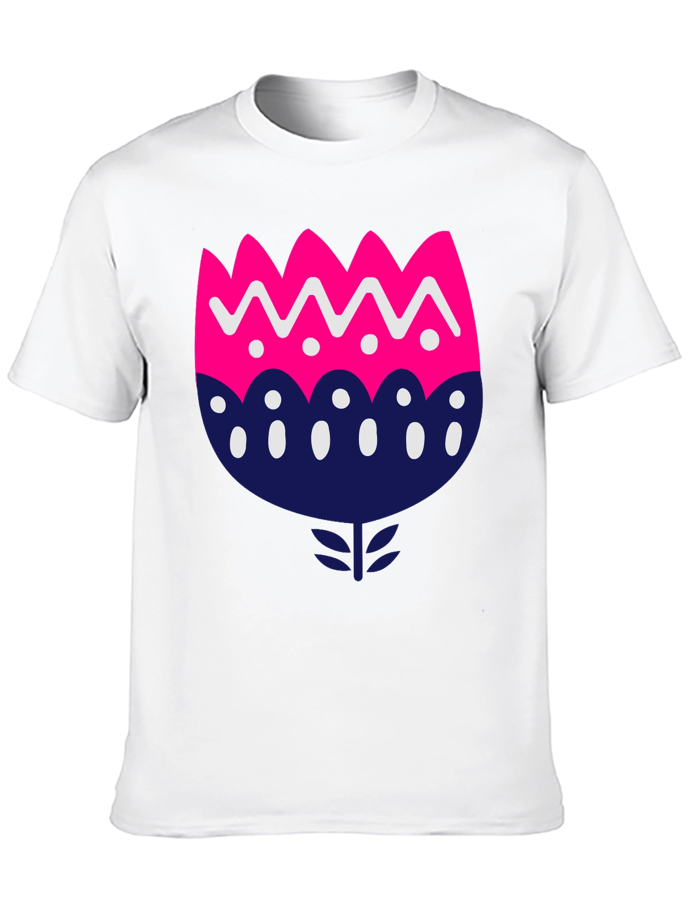 Black Funky Floral Graphic Print Black T-Shirt view 10