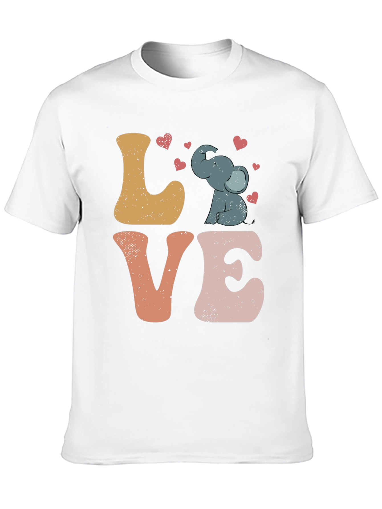 Black Elephant Love Graphic Tee view 10