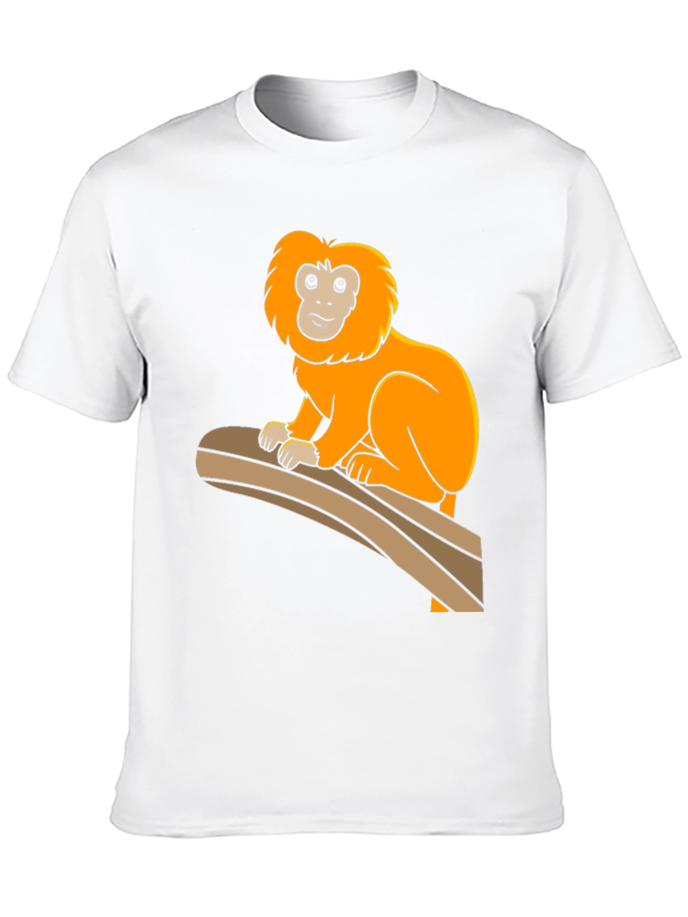 Black Monkey Graphic Tee - Black Cotton T-Shirt view 10