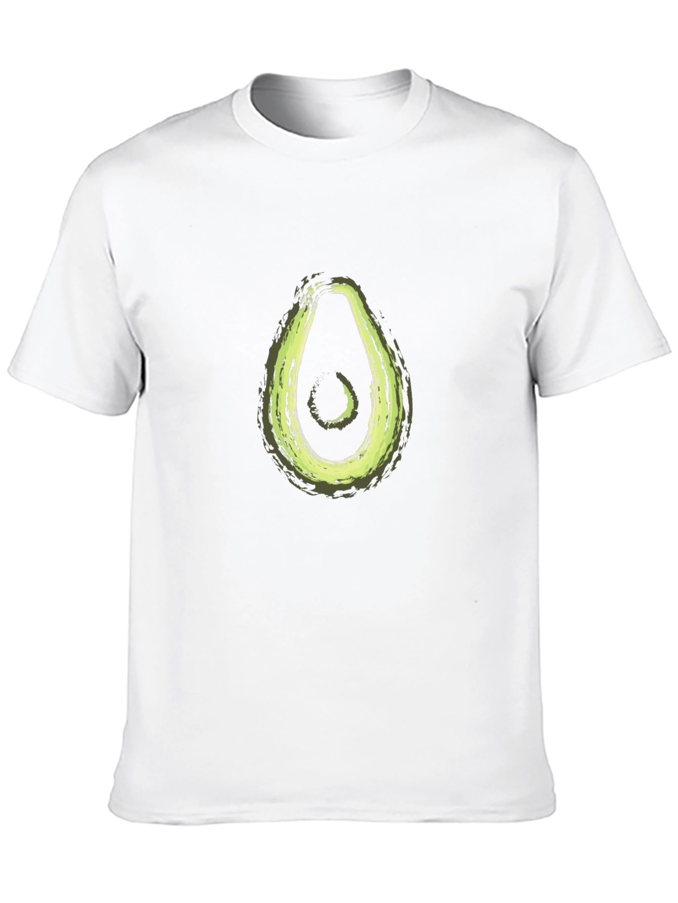 Black Avocado Graphic Print Black T-Shirt view 10