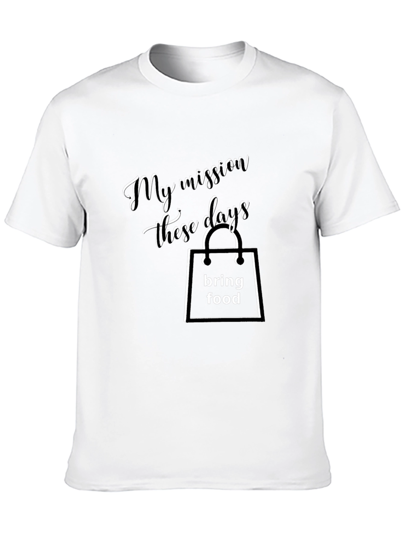 Black My Mission These Days T-Shirt view 10