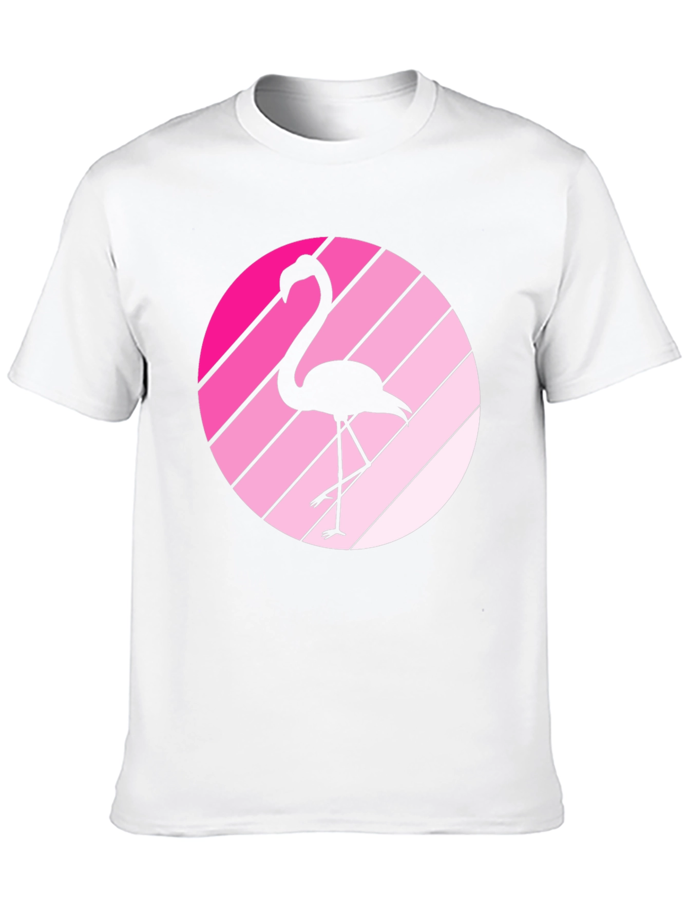 Black Flamingo Sunset Black Graphic Tee view 10