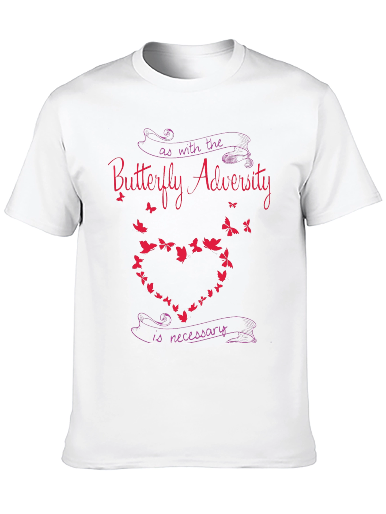 Black Butterfly Adversity Graphic T-Shirt view 10