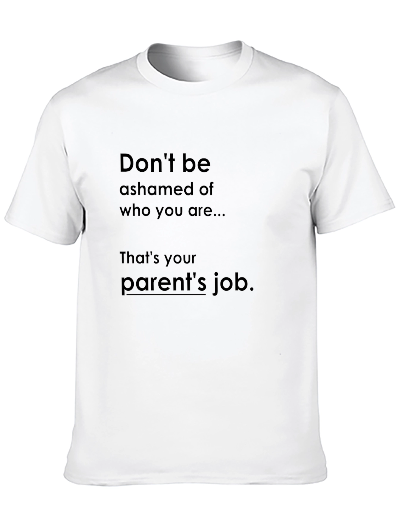 Black Don't Be Ashamed Funny Graphic Tee view 10