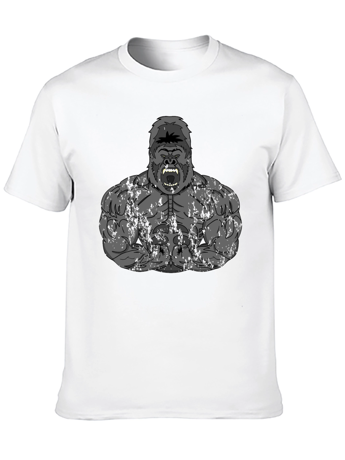 Black Gorilla Gym T-Shirt - Black view 10