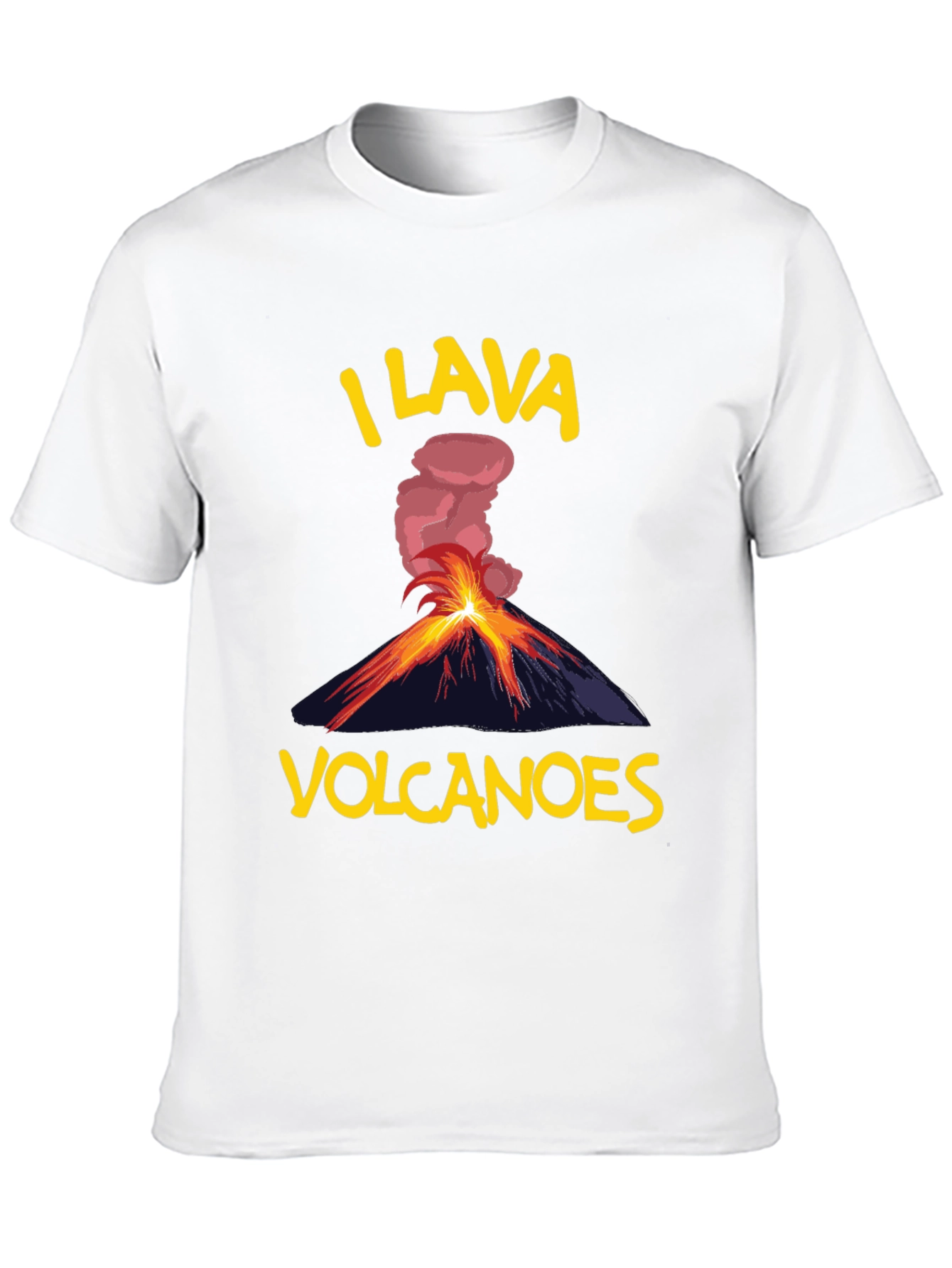 Black I Lava Volcanoes T-Shirt - Funny Volcano Lover Tee view 10