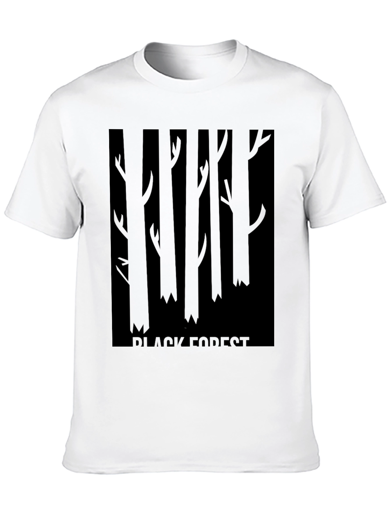 Black Black Forest Graphic Tee - Dark Style view 10