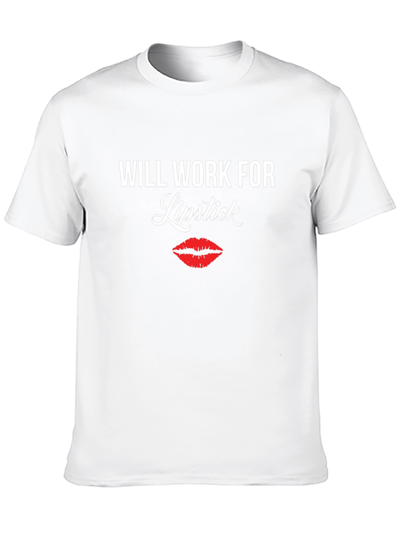 Black Will Work For Lipstick T-Shirt - Funny Tee view 10